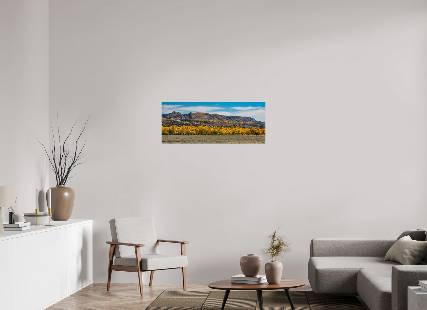 40 x 16″, Photo Print On Fuji Crystal DP II Badlands in Fall