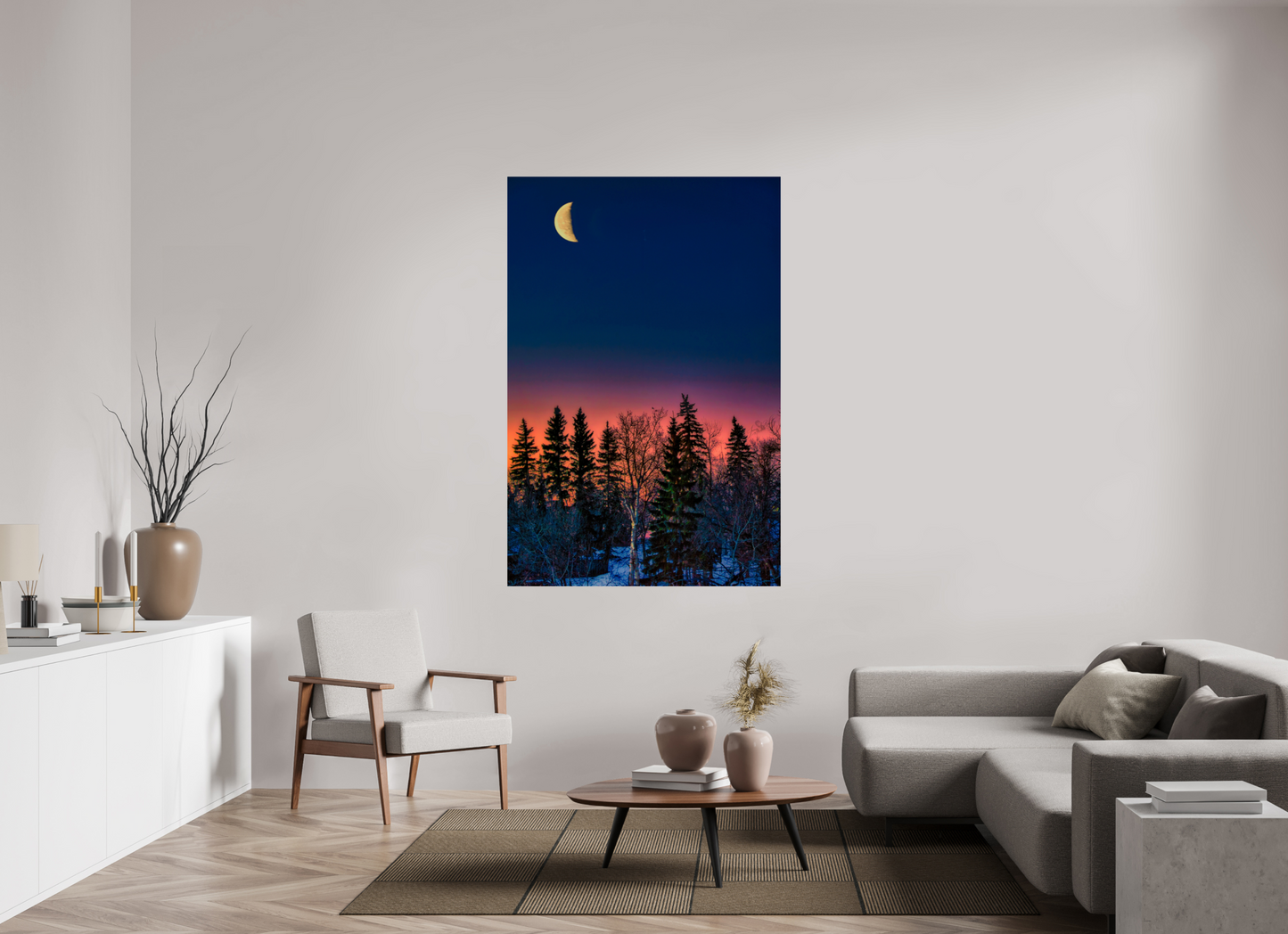 44 x 66″, Photo Print On Fuji Crystal DP II Howl at the Moon