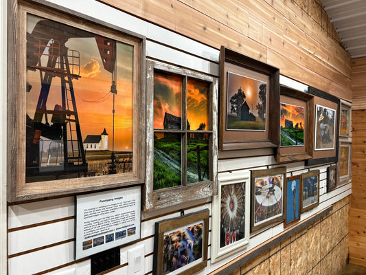 How the photograph and the frame blend to match your style and the room.