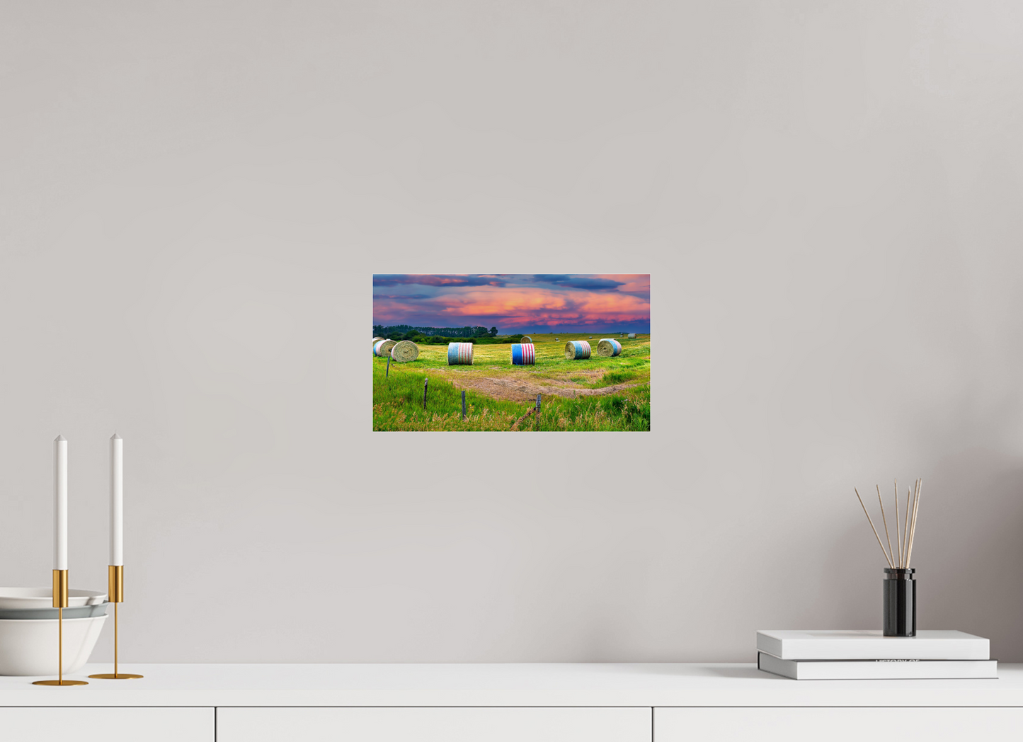 12 x 6.8″, Photo Print Under Acrylic Glass God Bless America Metal Acrylic Glass