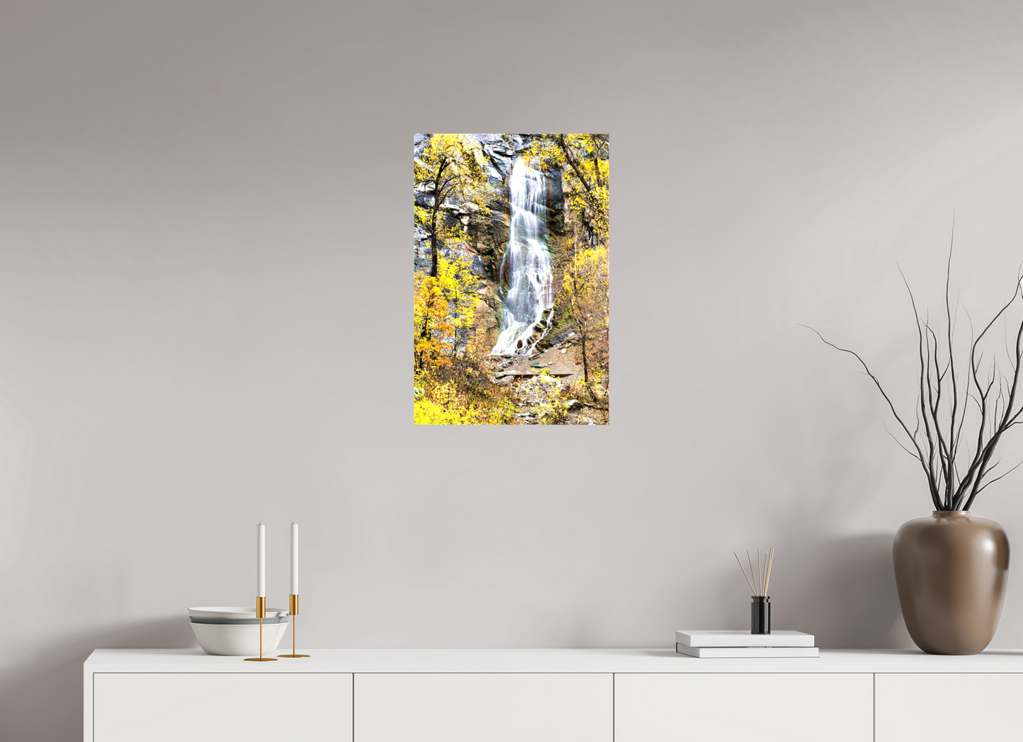 16 x 24″, Stretched Canvas Bridal Veil Falls Spearfish Canyon