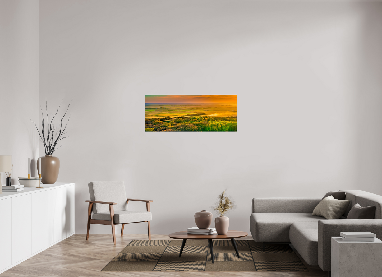 50 x 20″, Photo Print Under Acrylic Glass Dakota Harvest Metal Acrylic Glass