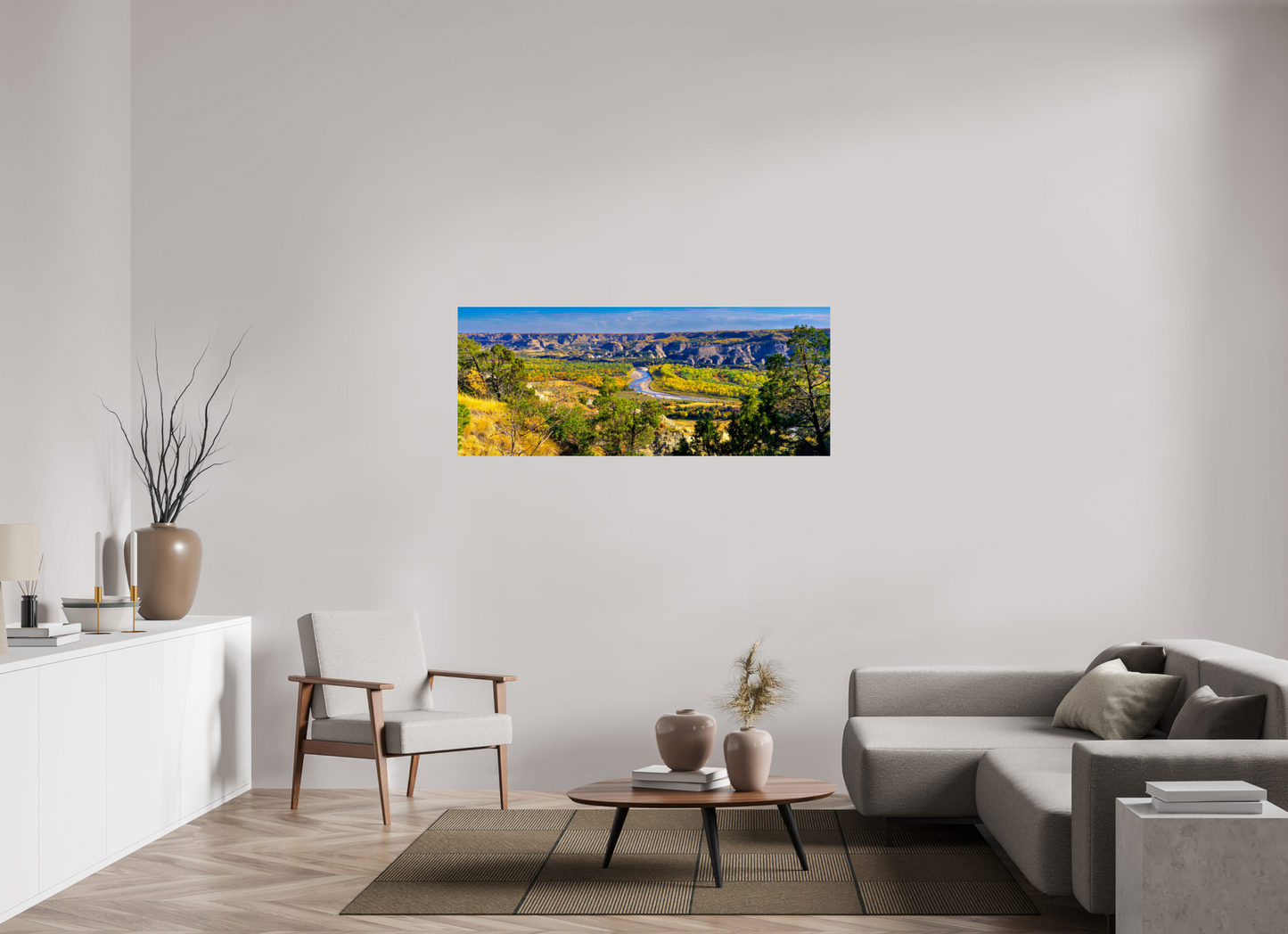 60 x 24″, Photo Print On Fuji Crystal DP II Little Missouri