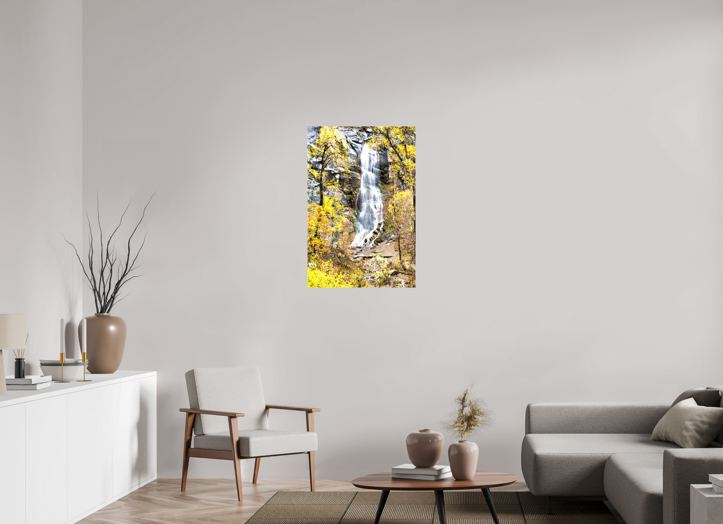 24 x 36″, Stretched Canvas Bridal Veil Falls Spearfish Canyon