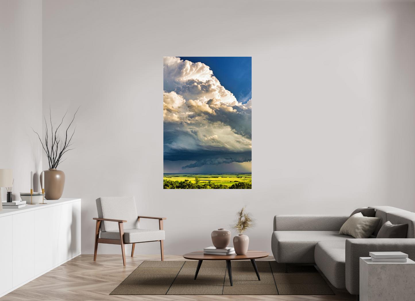 44 x 66″, Photo Print Under Acrylic Glass Dakota Thunder - Metal Acrylic Glass