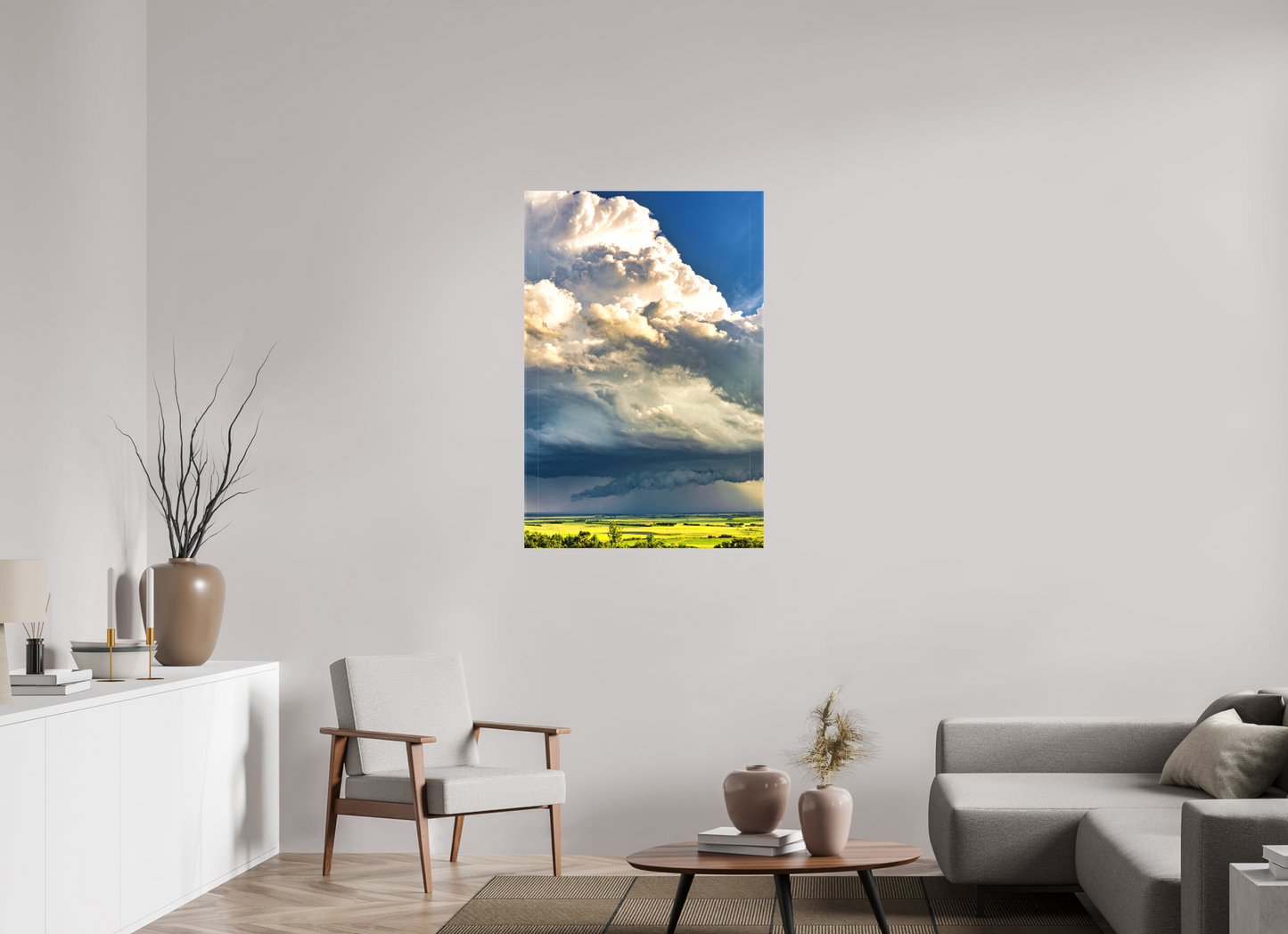 30 x 45″, Fine Textile Canvas Dakota Thunder