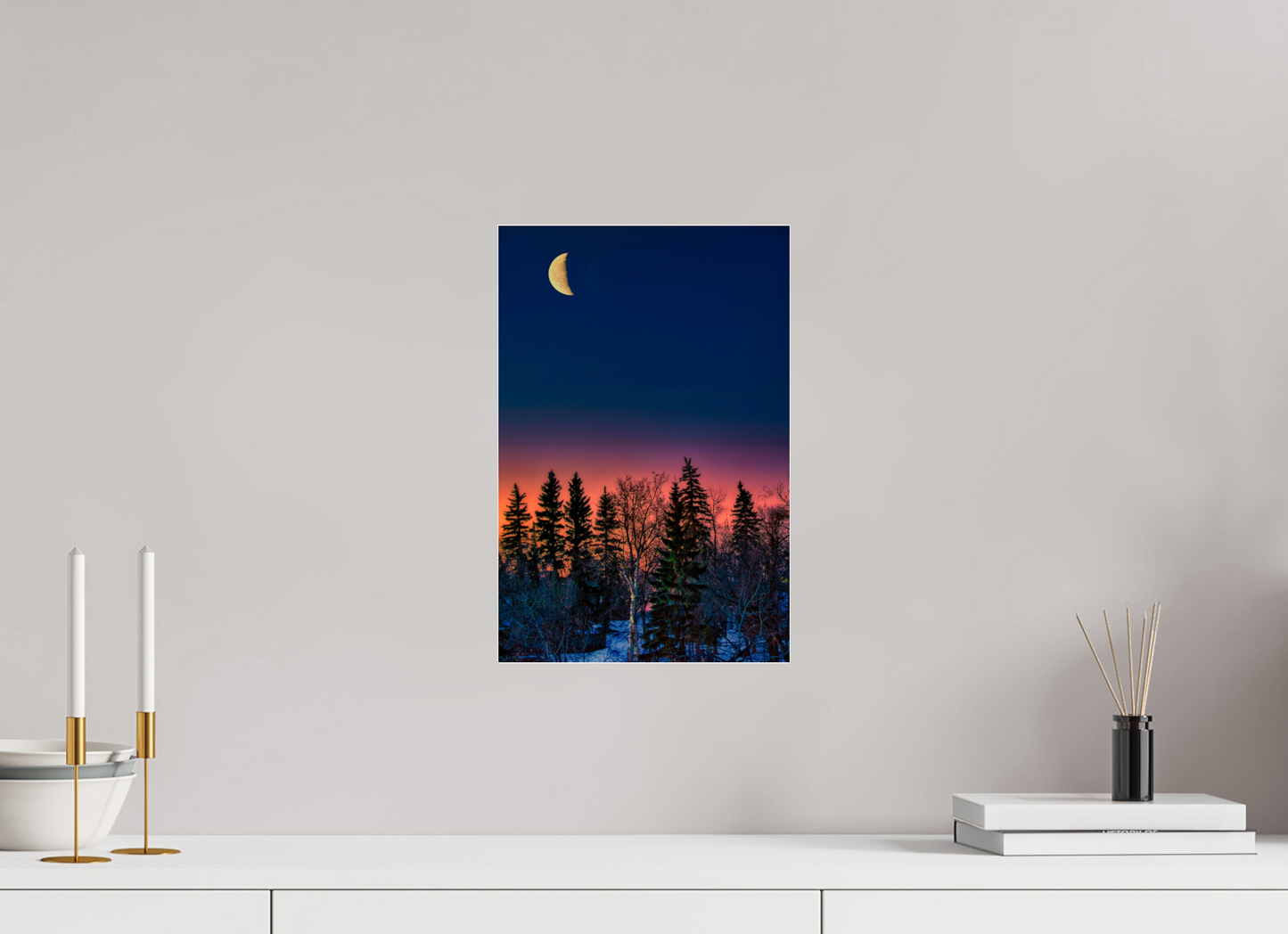 10 x 15″, Acrylic Glass. .16 thick Howl at the Moon