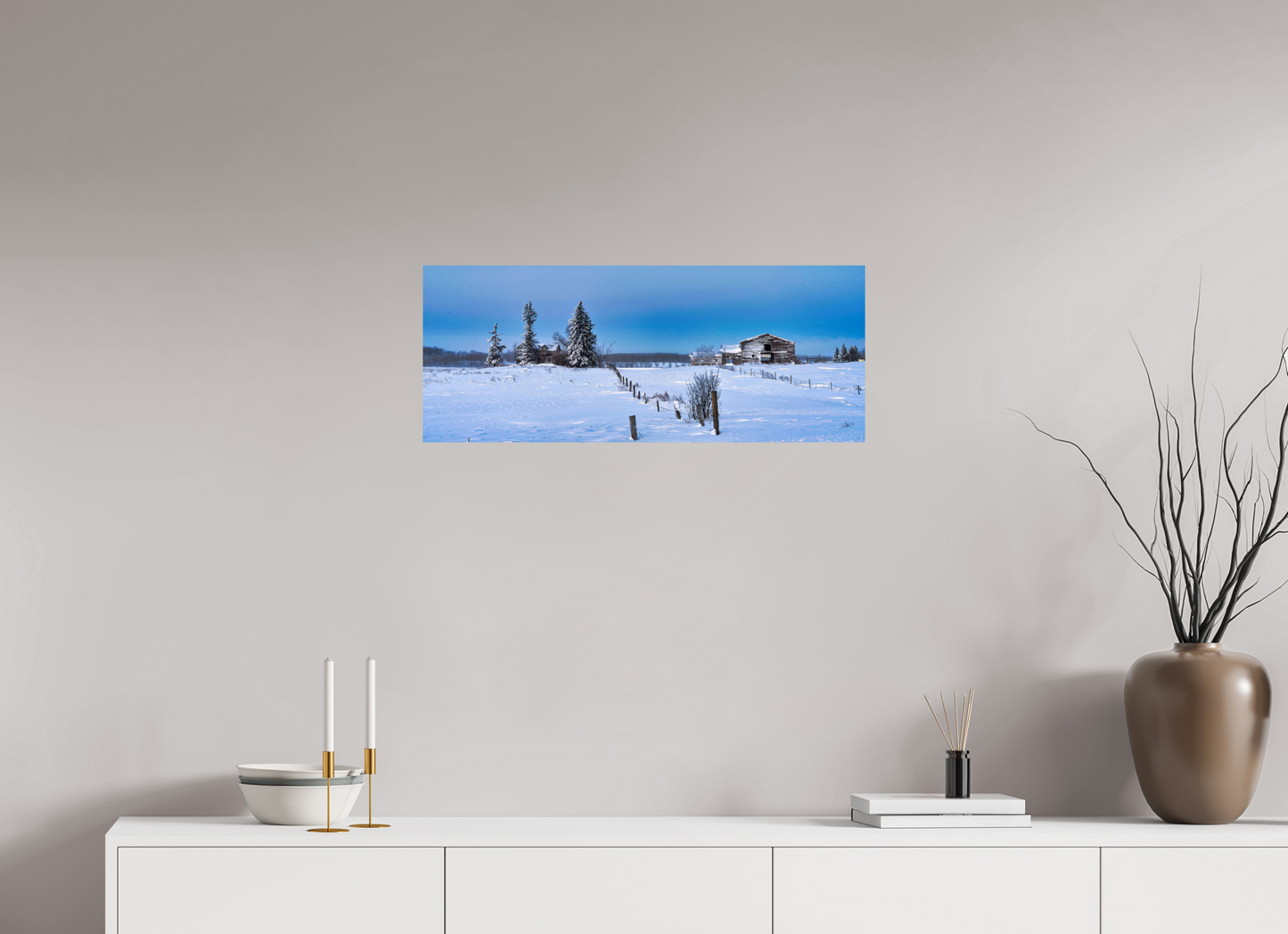30 x 12″, Photo Print On Fuji Crystal DP II Forgotten Farmstead