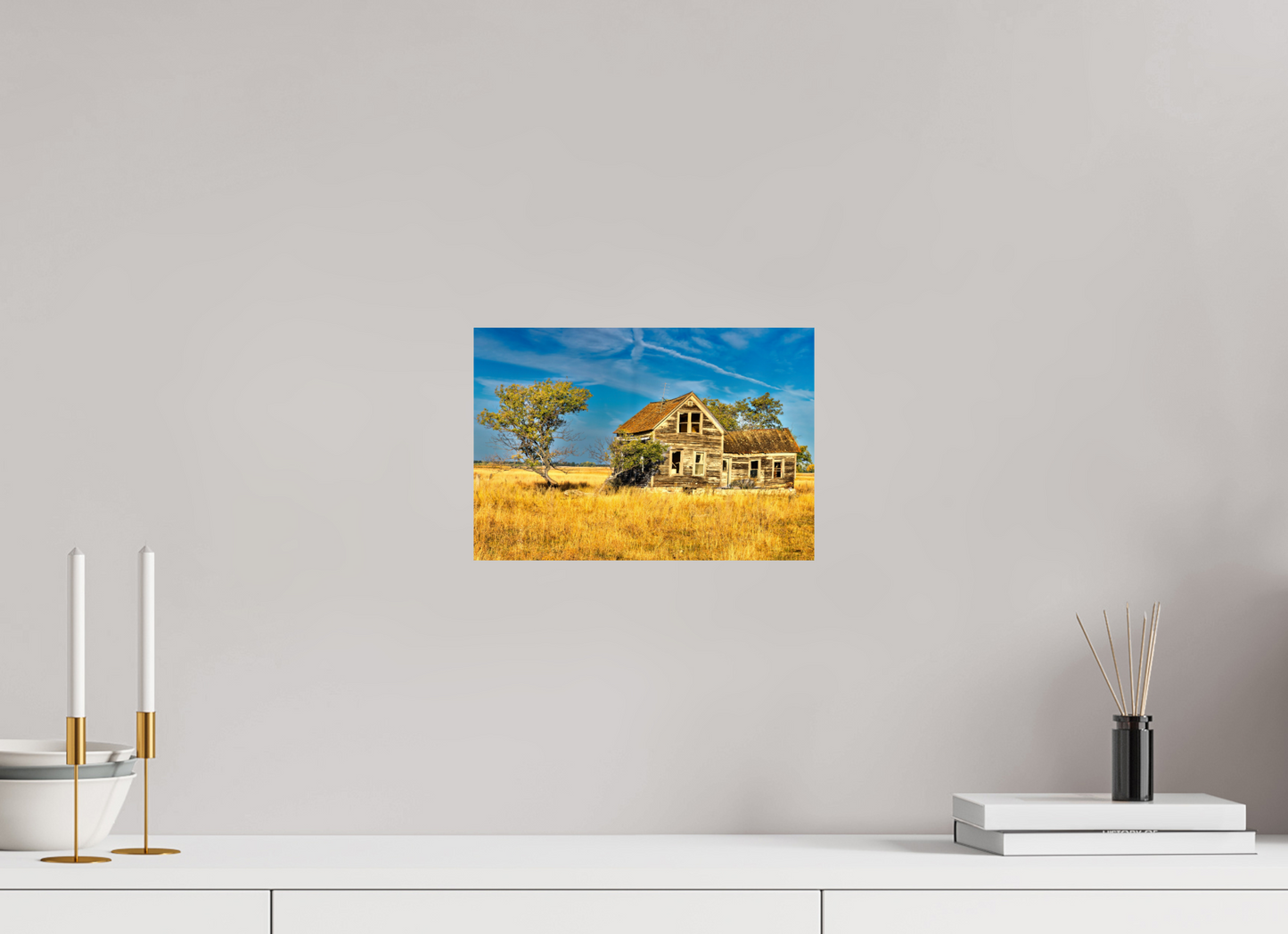 11.7 x 8″, Metal Prints Lone Tree