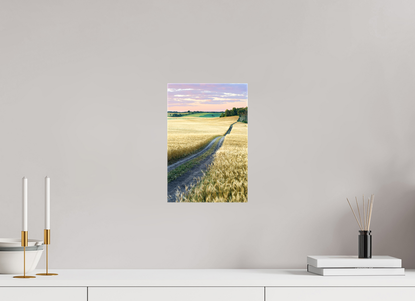8 x 12″, Stretched Canvas Farm to Market