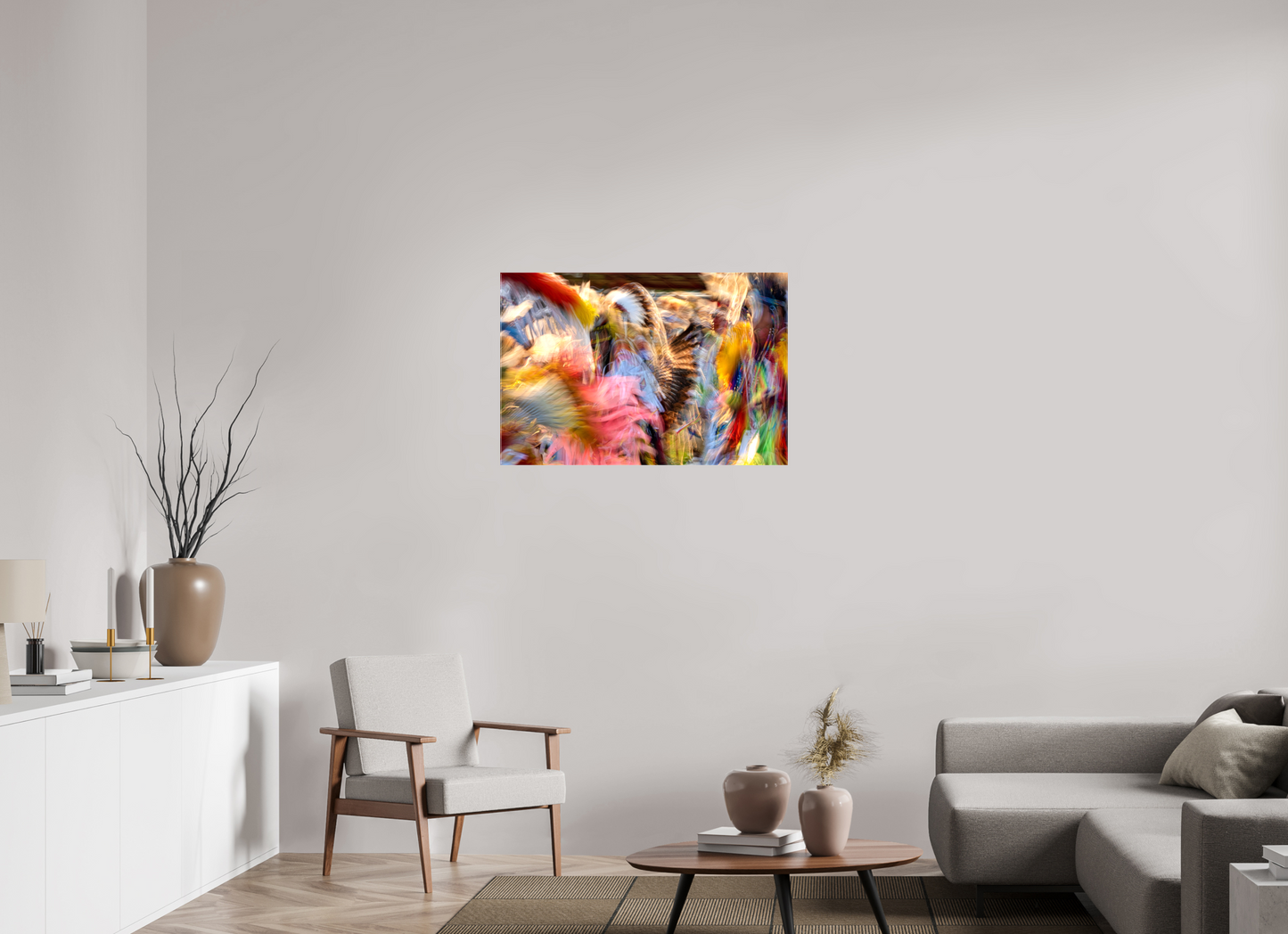36 x 24″, Stretched Canvas Native Colors