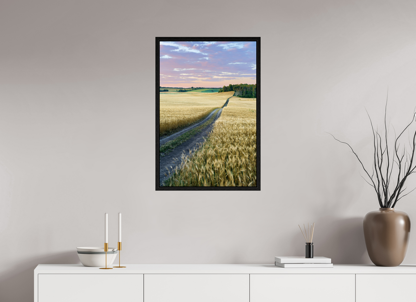 20 x 30″, Floater Frame Farm to Market