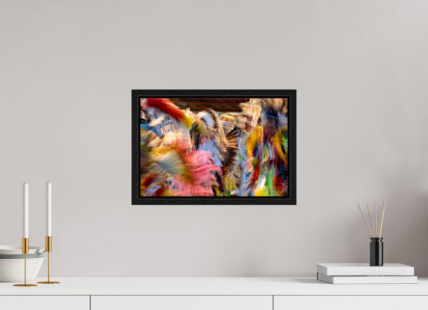 15 x 10″, Floater Frame Native Colors