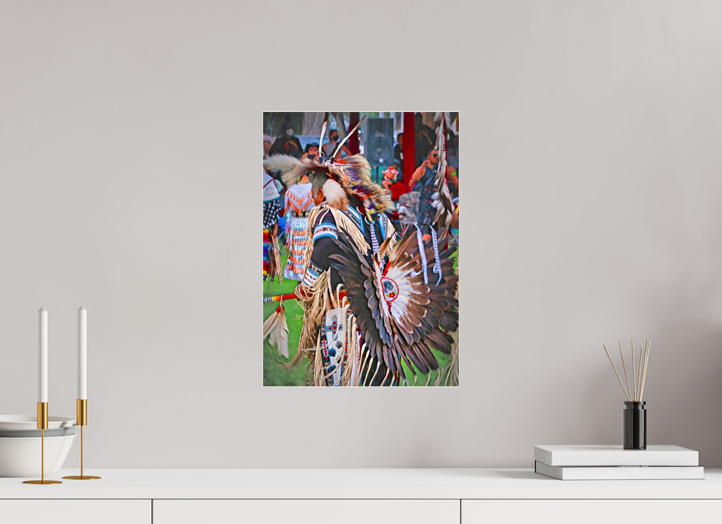 12 x 16.8″, Acrylic Glass. .16 thick His Dance