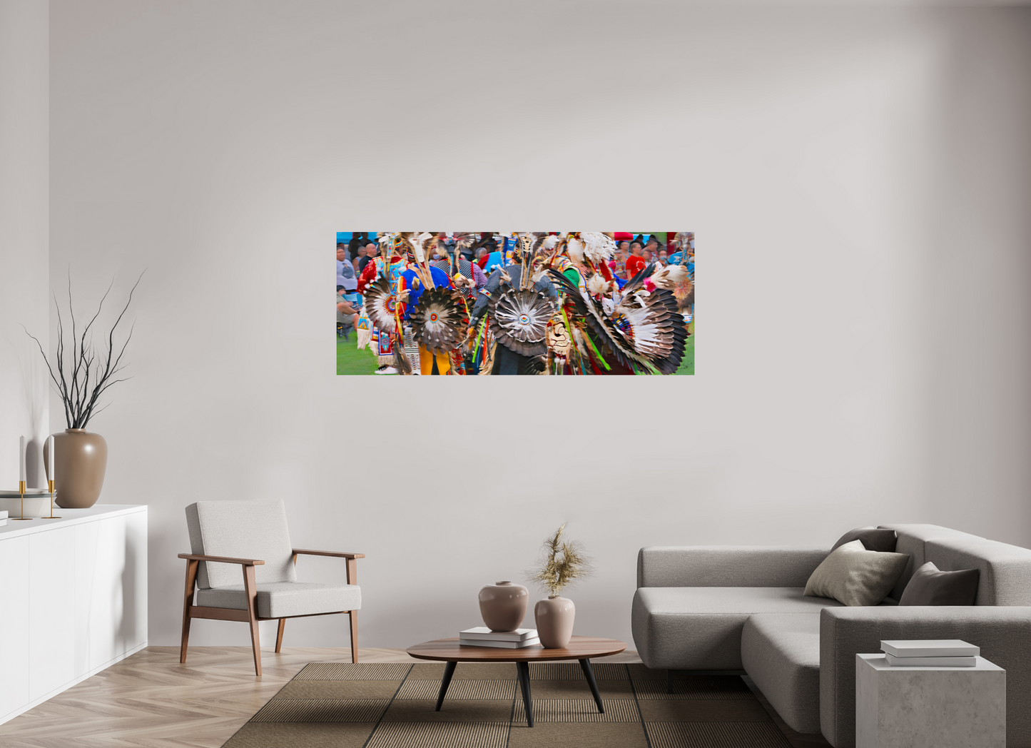 70 x 28″, Metal Prints Dakota Gathering