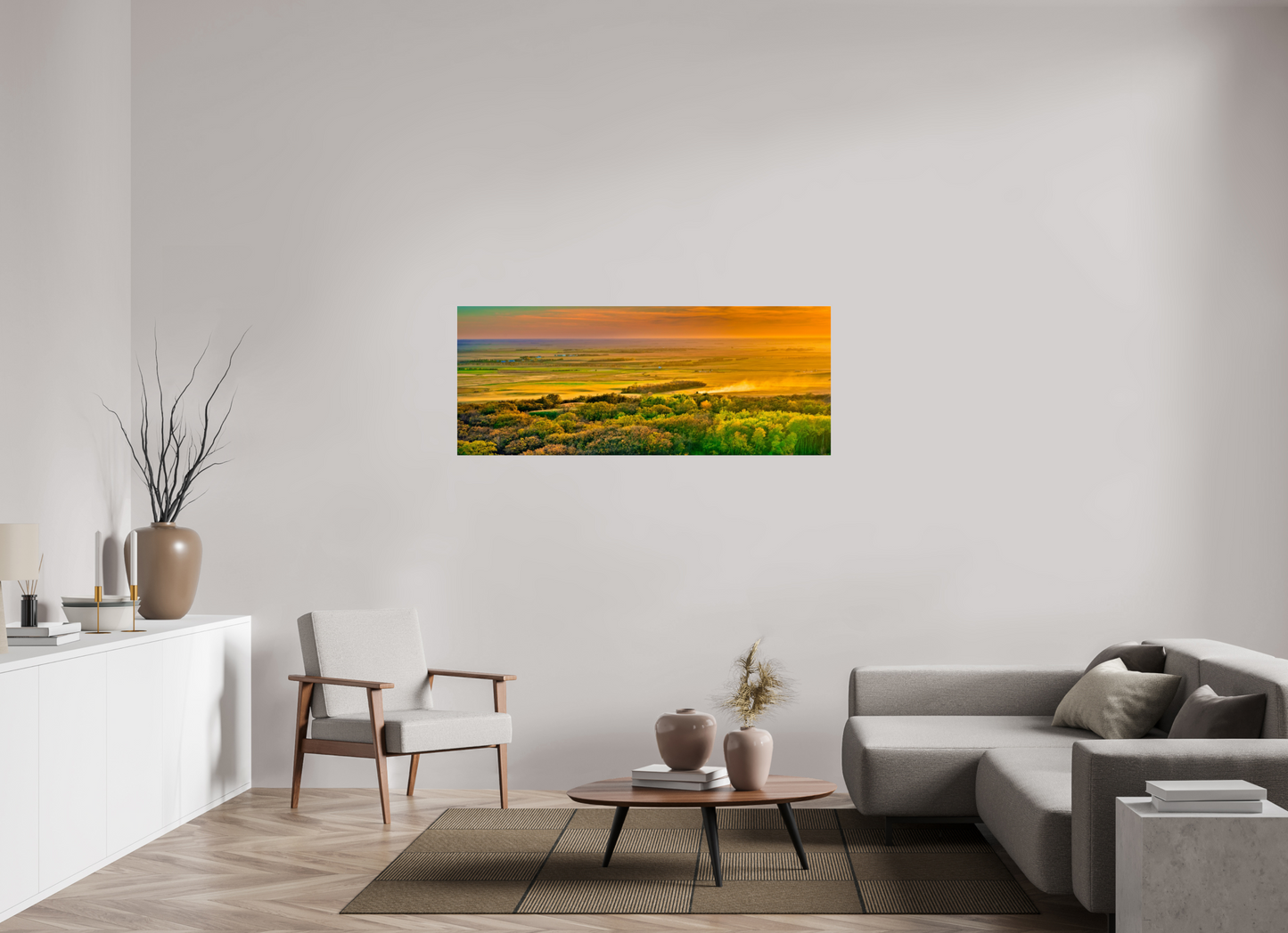 60 x 24″, Photo Print Under Acrylic Glass Dakota Harvest Metal Acrylic Glass
