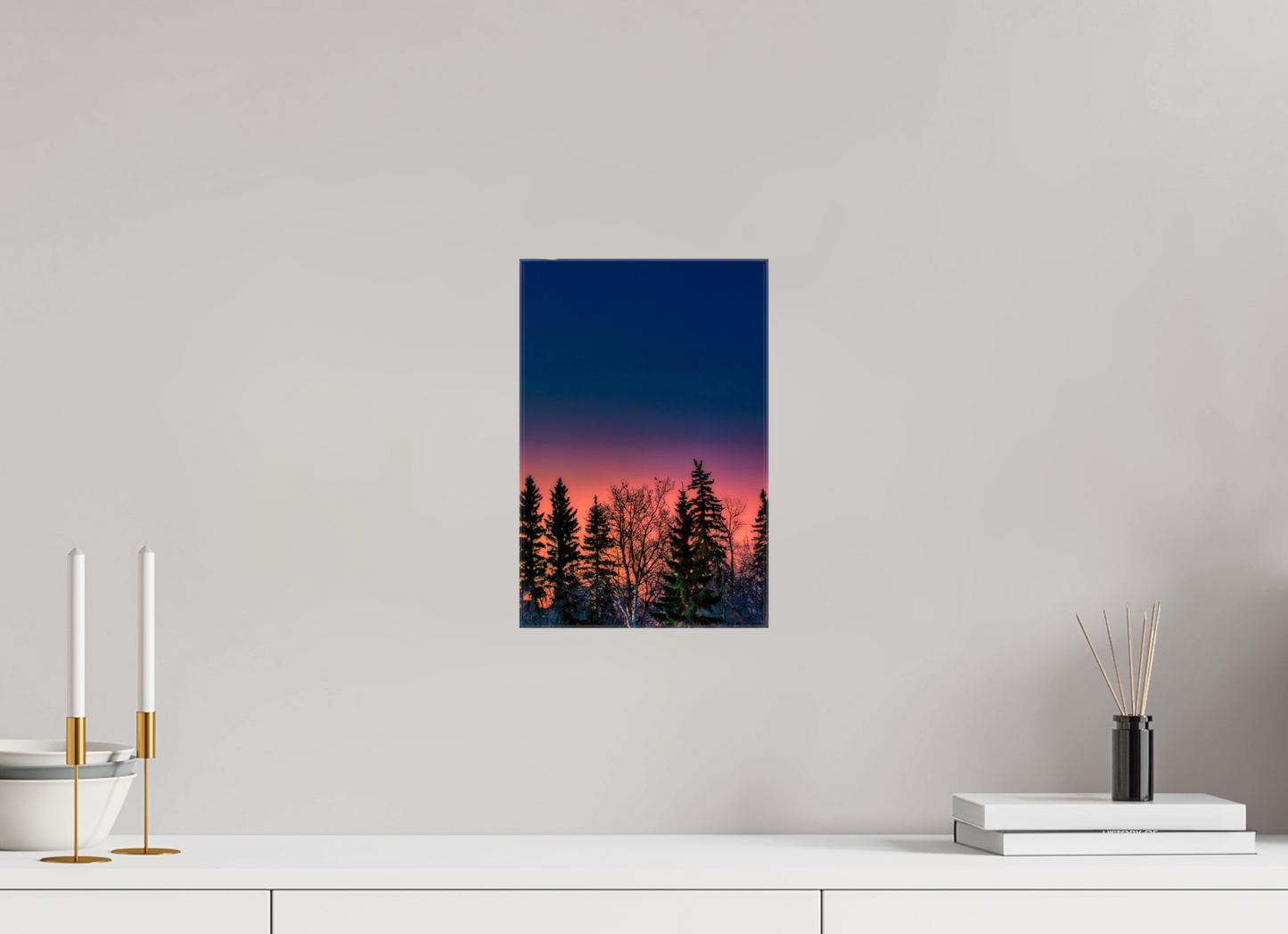 8 x 12″, Stretched Canvas Howl at the Moon