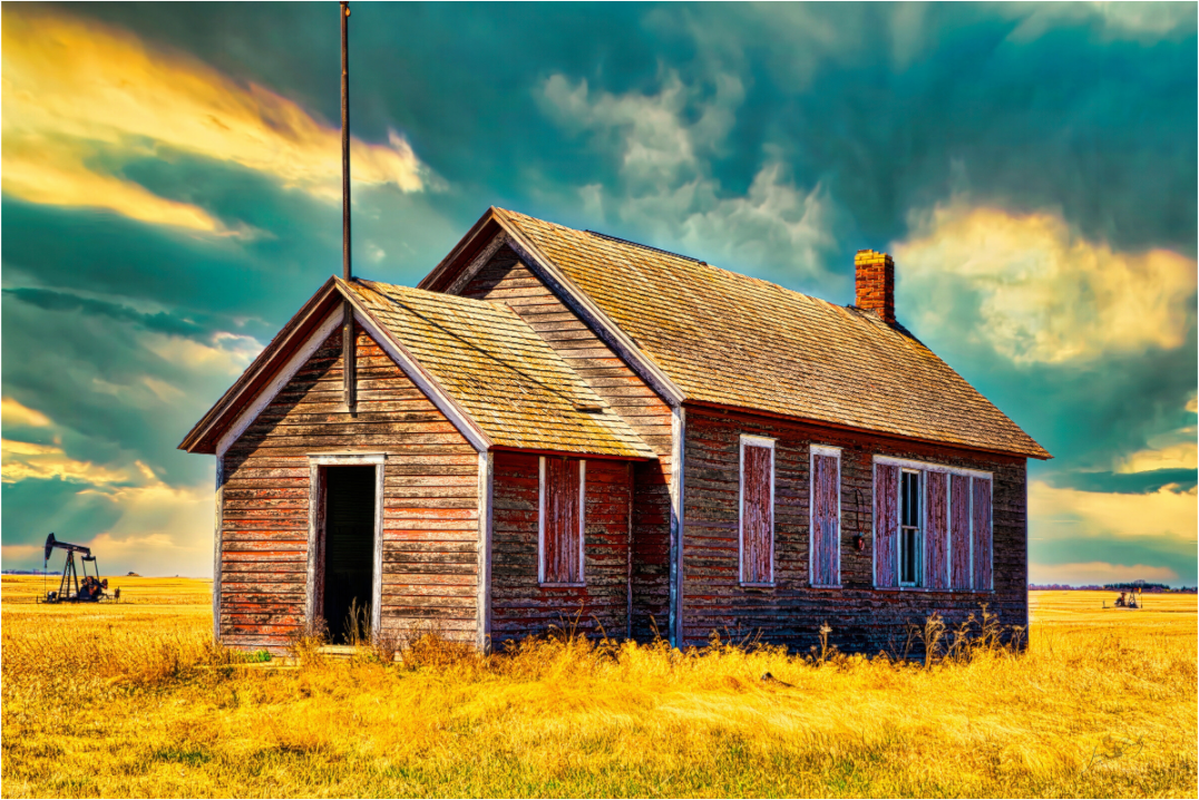 Main image Little Red School House Metal Acrylic Glass