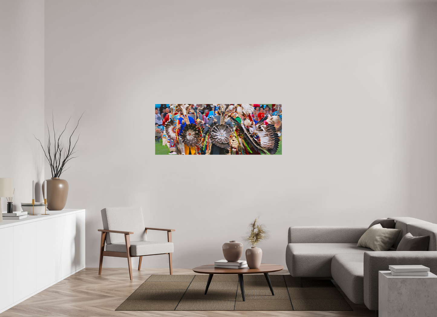 60 x 24″, Photo Print Under Acrylic Glass Dakota Gathering Metal Acrylic Glass