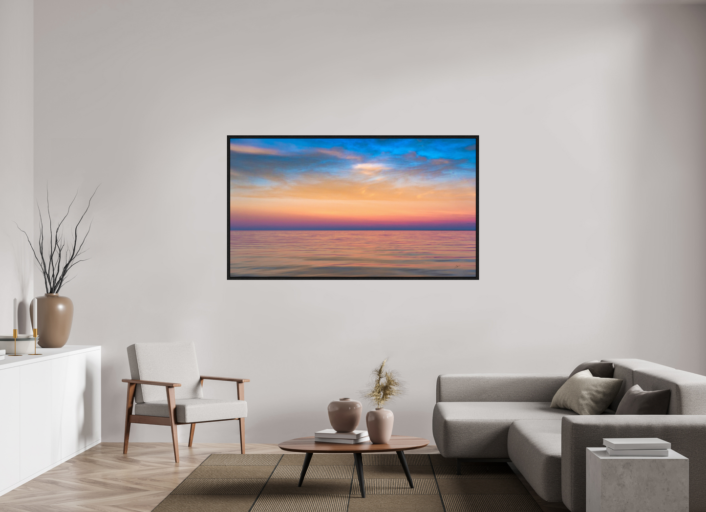 70 x 39.4″, Floater Frame Lake of the Woods