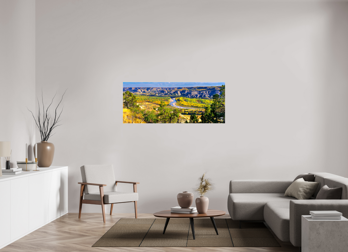 60 x 24″, Stretched Canvas Little Missouri