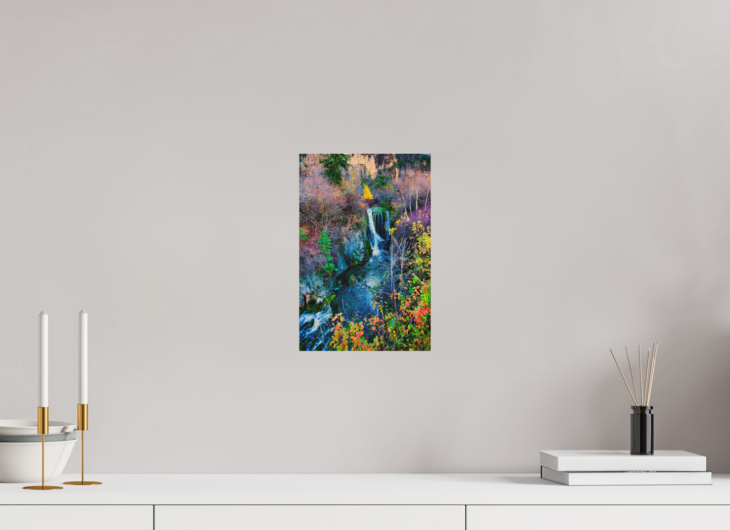 8 x 12″, Wood Print Roughneck Falls Spearfish Canyon