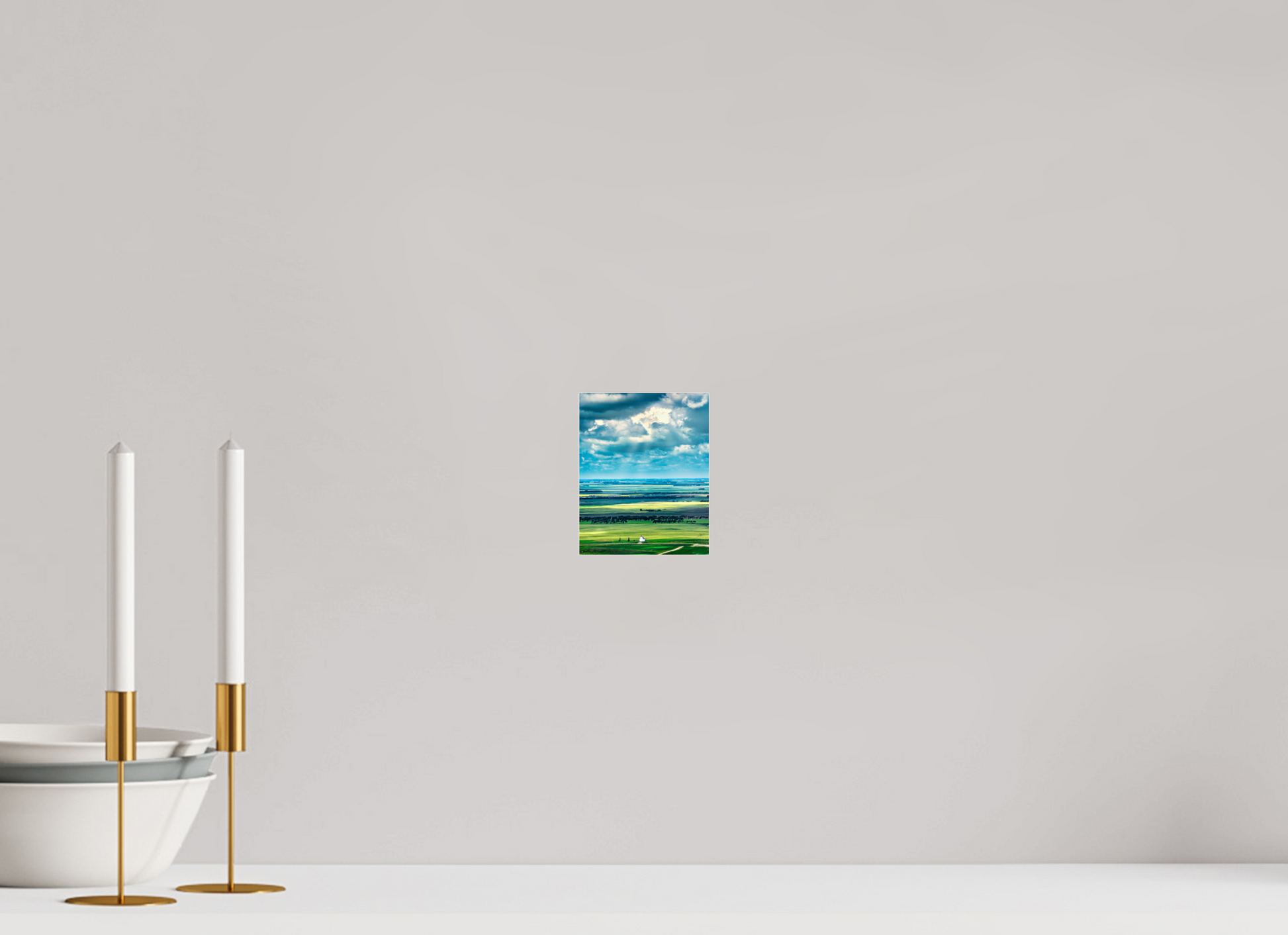 4 x 5″, Photo Print Under Acrylic Glass Faith on the Prairies - Metal Acrylic Glass