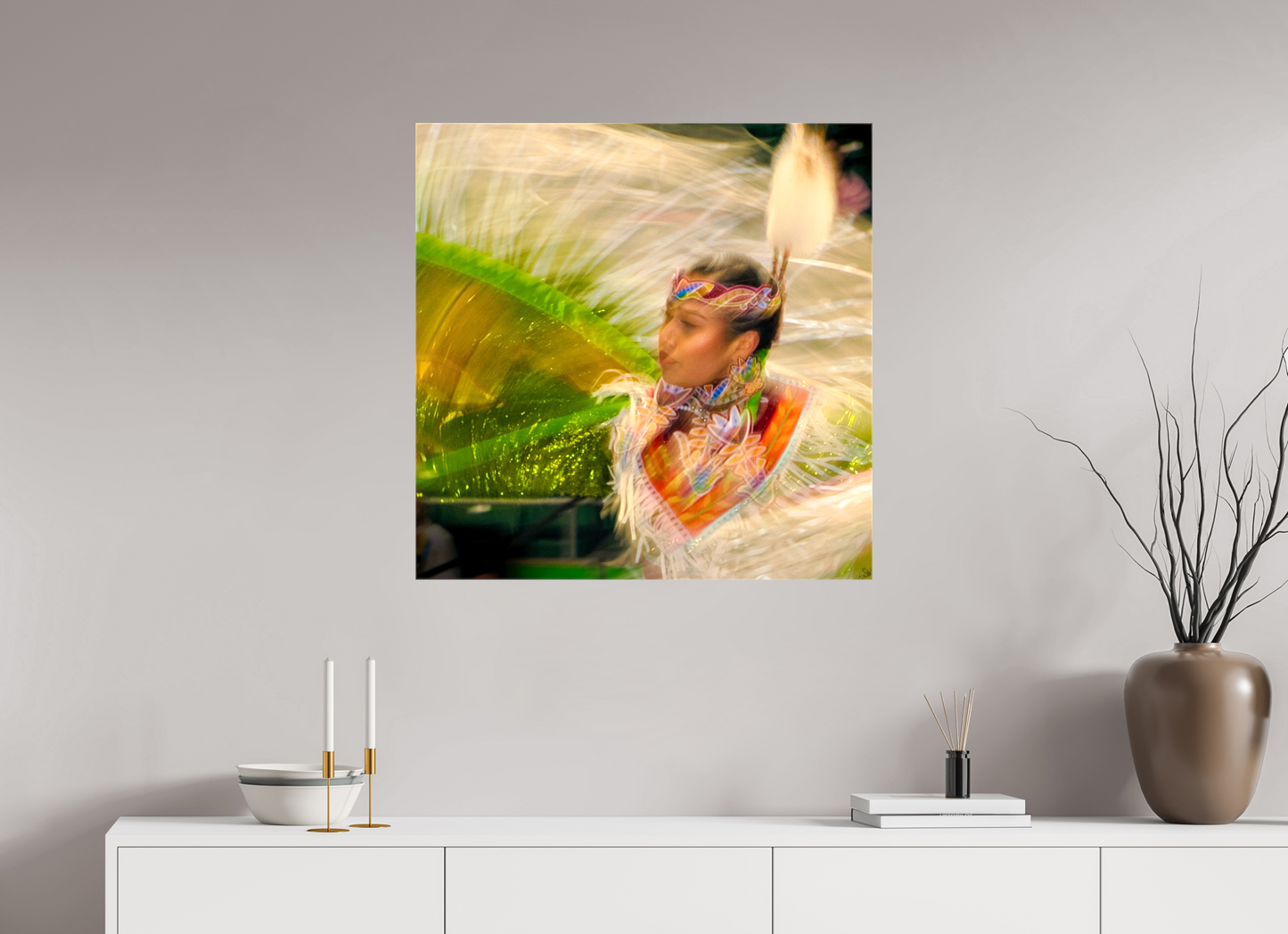 30 x 30″, Stretched Canvas Grace