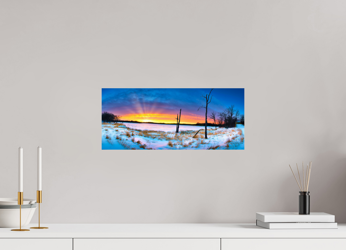 18.5 x 8″, Photo Print On Fuji Crystal DP II Winters Walk