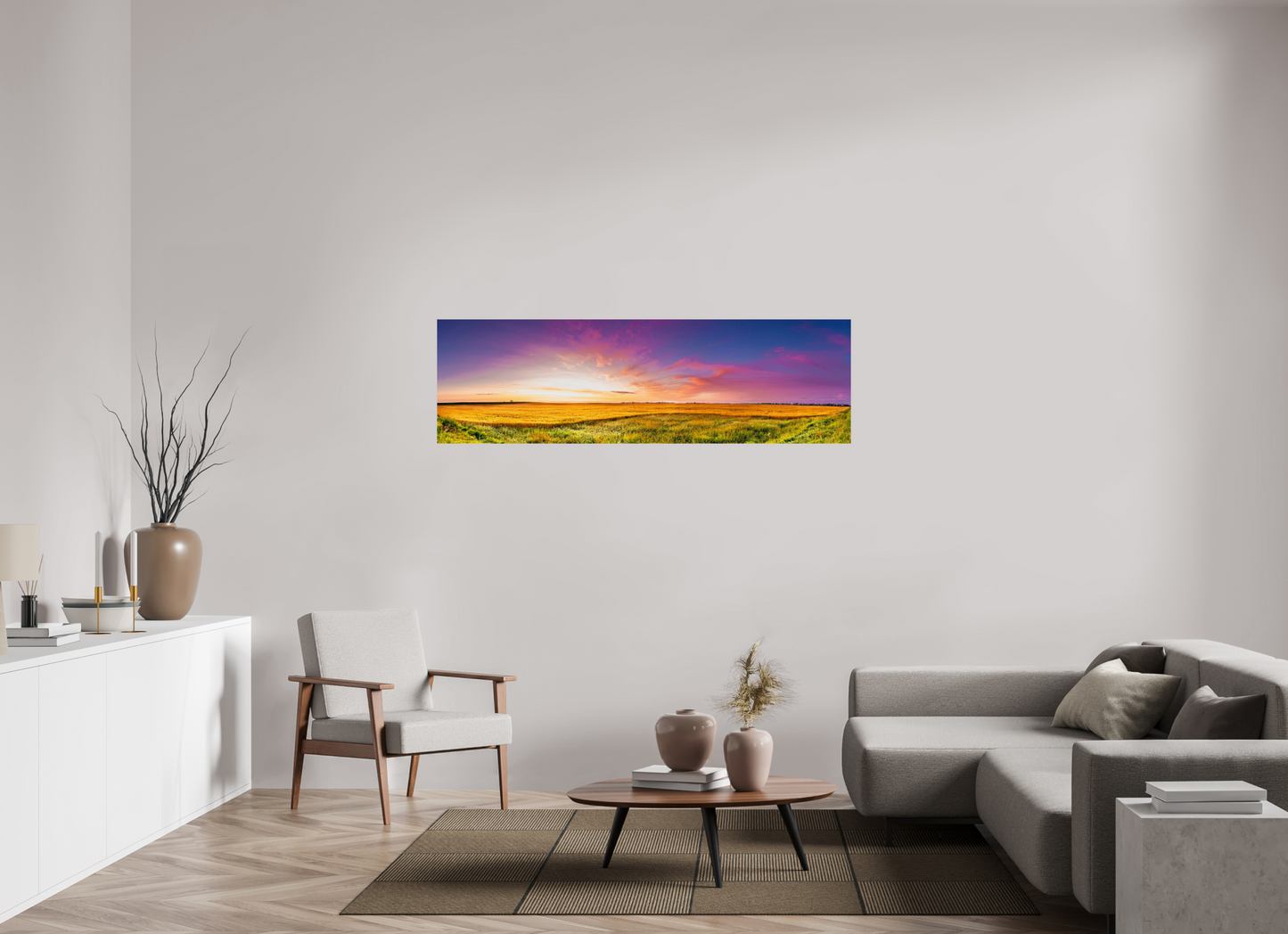 66.7 x 20″, Photo Print On Fuji Crystal DP II Mawby's Field