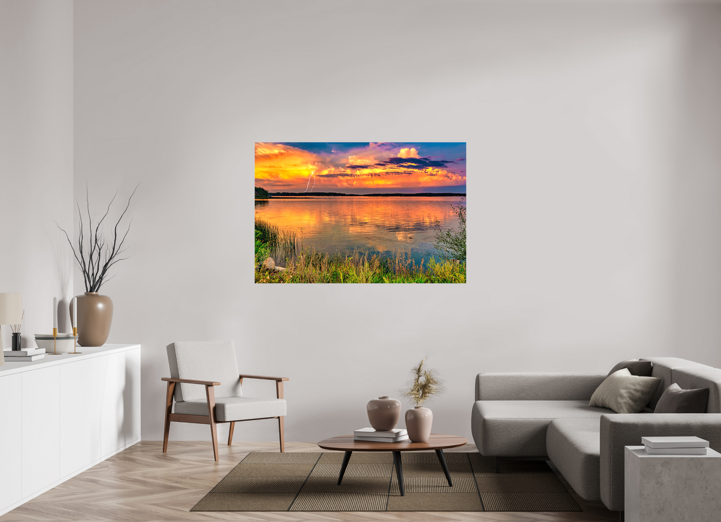 60 x 40″, Stretched Canvas Low-Pressure