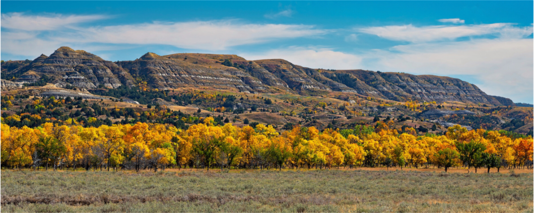 Main image Badlands in Fall - Metal Acrylic Glass
