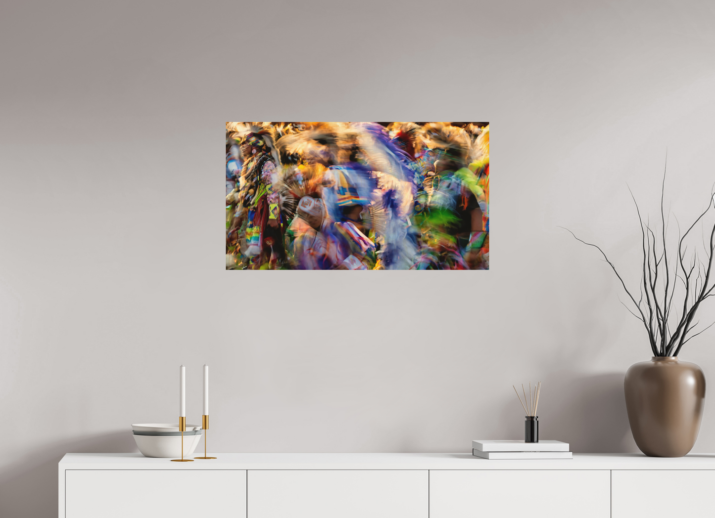 32 x 18″, Wood Print Celebration
