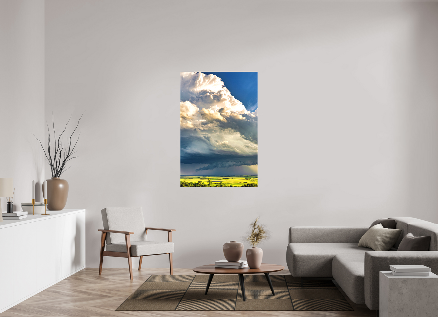36 x 54″, Fine Textile Canvas Dakota Thunder