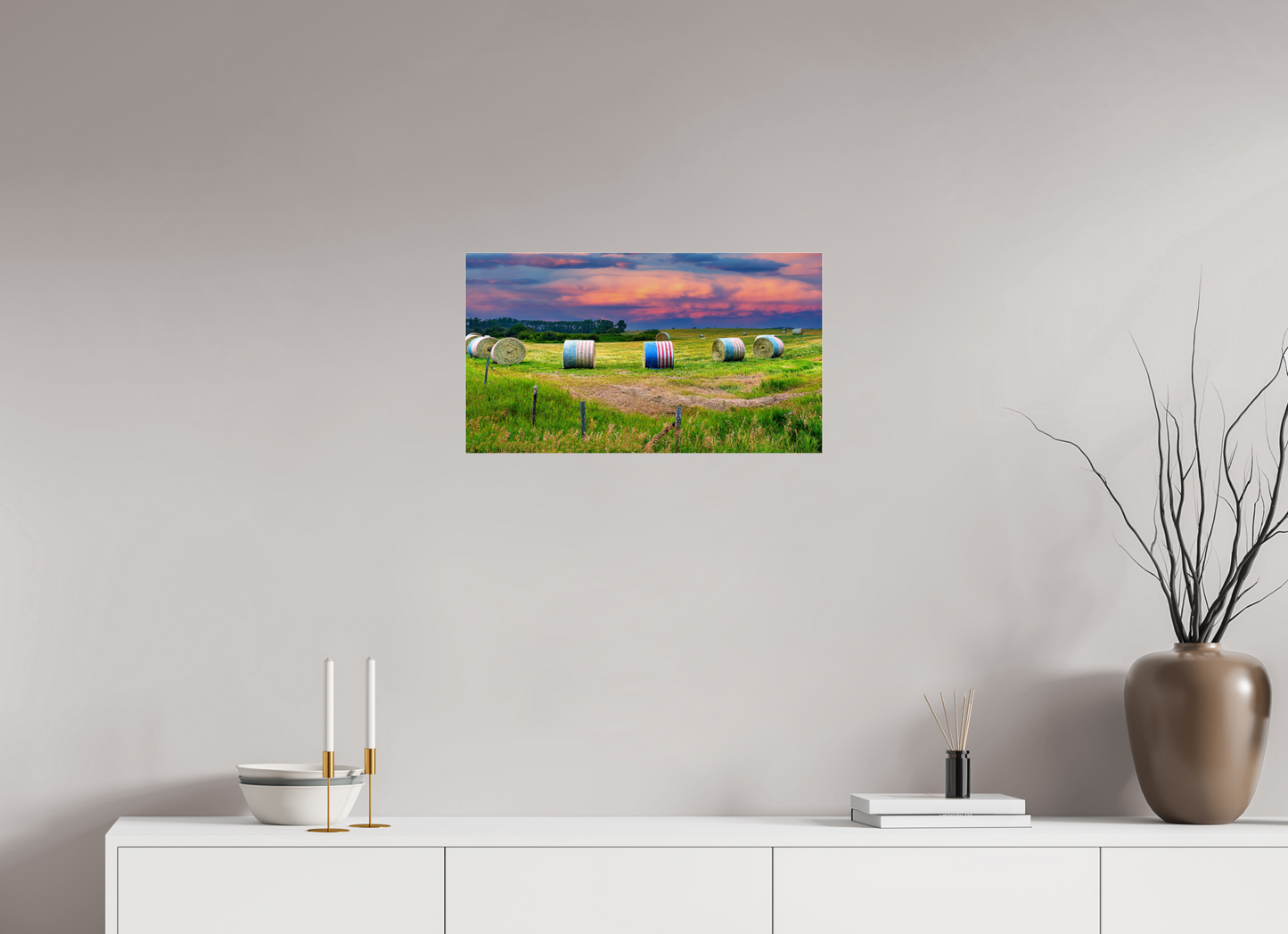 24 x 13.5″, Photo Print Under Acrylic Glass God Bless America Metal Acrylic Glass