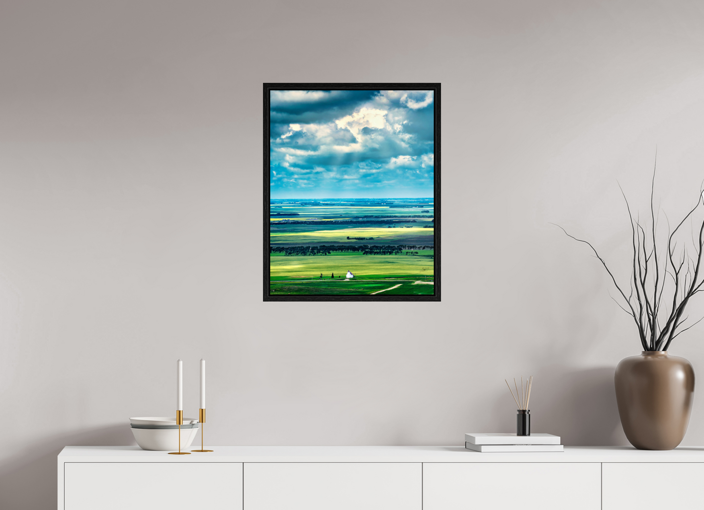 20 x 25″, Floater Frame Faith on the Prairies