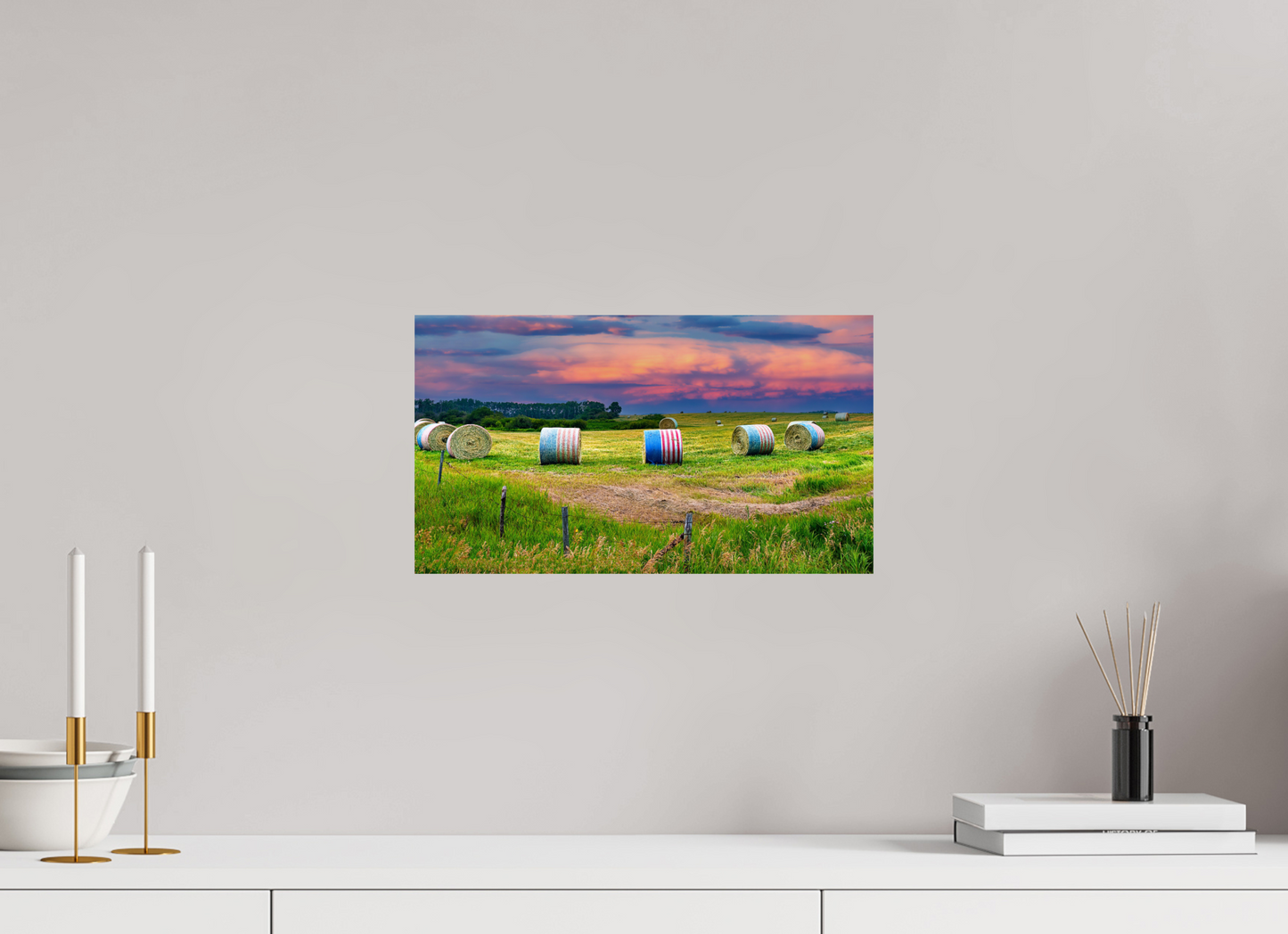 16 x 9″, Photo Print On Fuji Crystal DP II God Bless America Metal Acrylic Glass