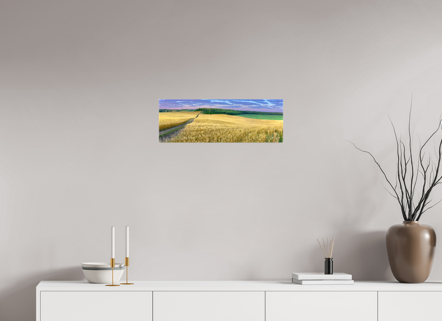 23.7 x 8″, Stretched Canvas Paradise Valley