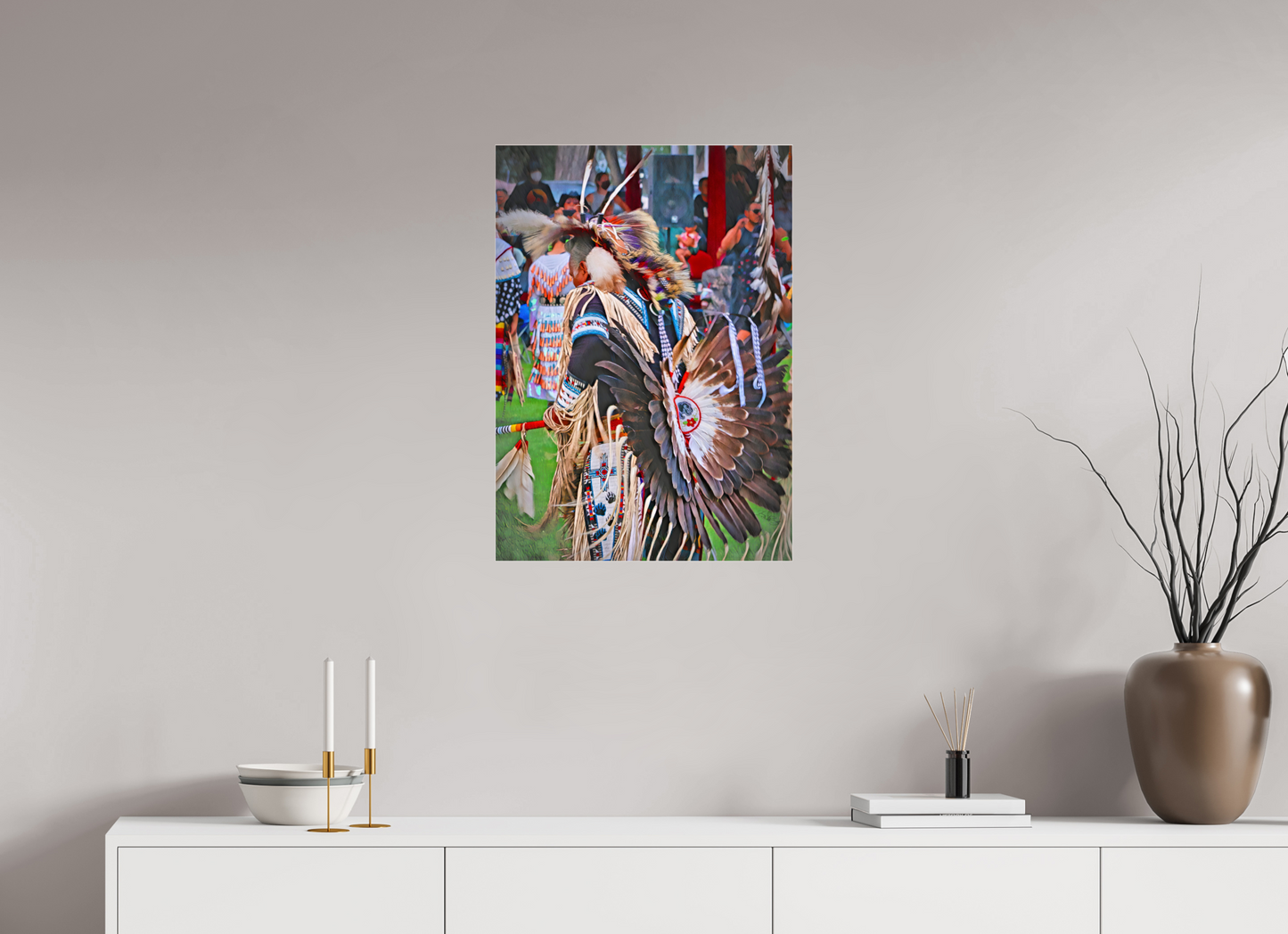 20 x 28″, Acrylic Glass. .16 thick His Dance