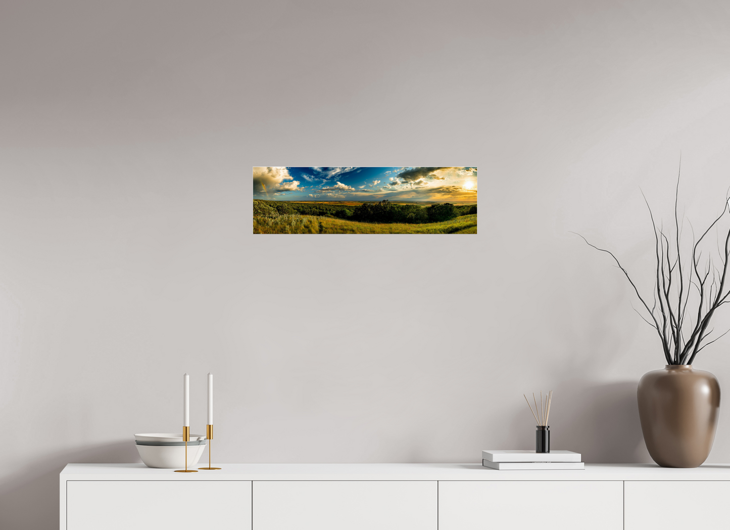 26.7 x 8″, Photo Print Under Acrylic Glass I Can See Forever Metal Acrylic Glass