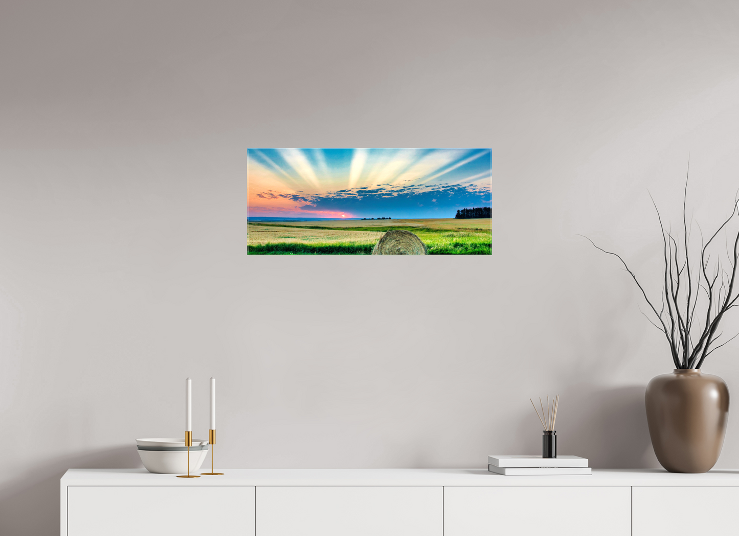 28 x 12″, Stretched Canvas Good Morning Sunshine