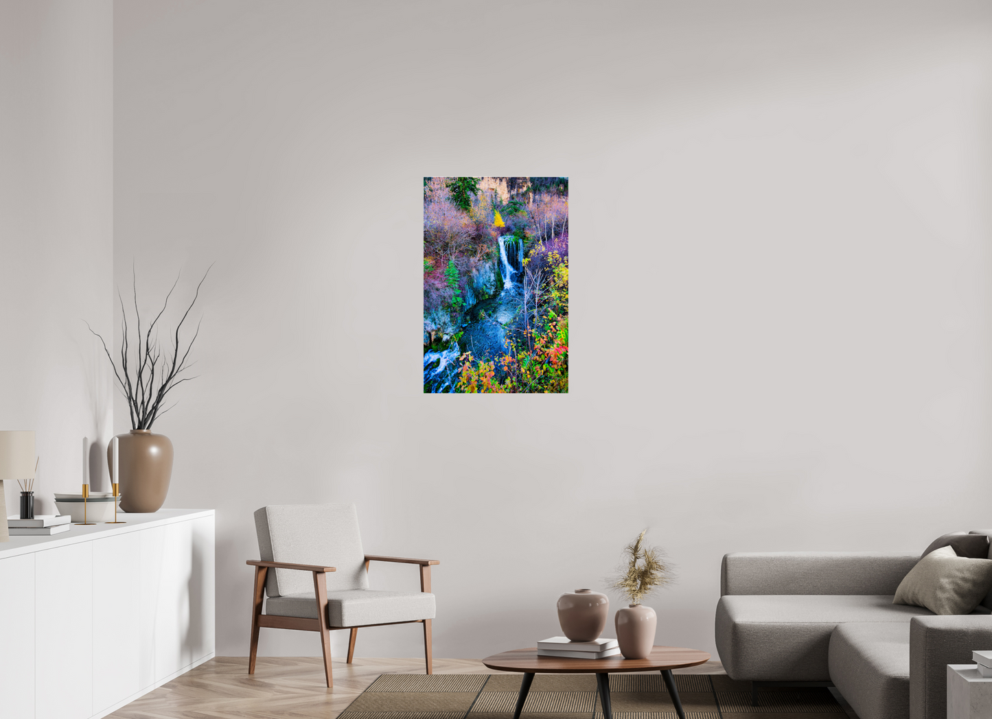 24 x 36″, Photo Print On Fuji Crystal DP II Roughneck Falls Spearfish Canyon