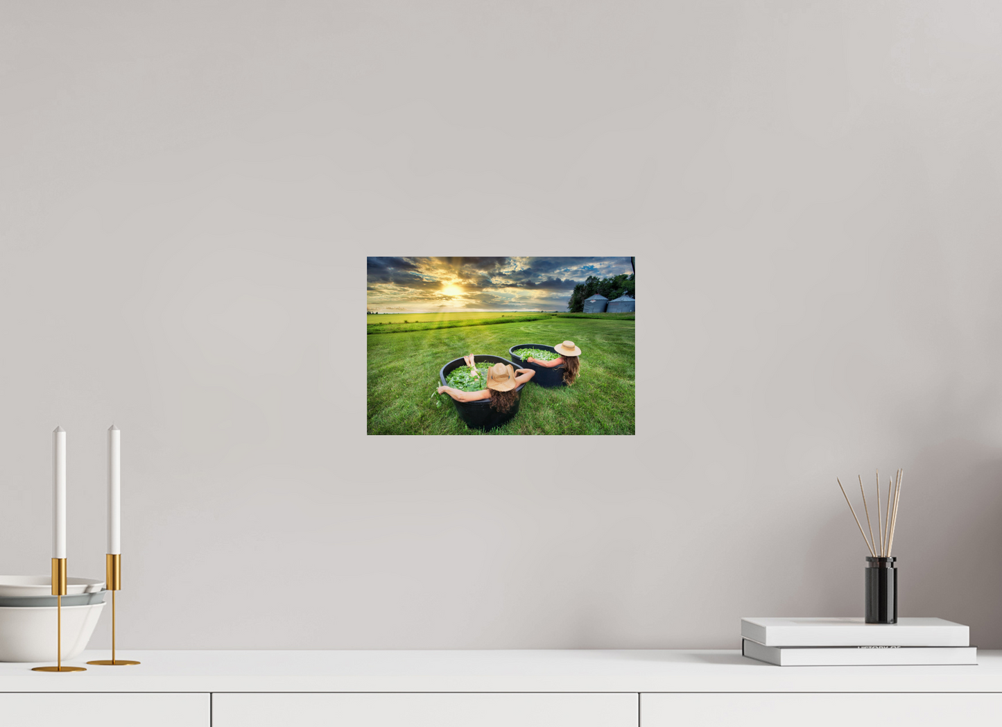 12 x 8″, Photo Print On Fuji Crystal DP II Basil Bath 2