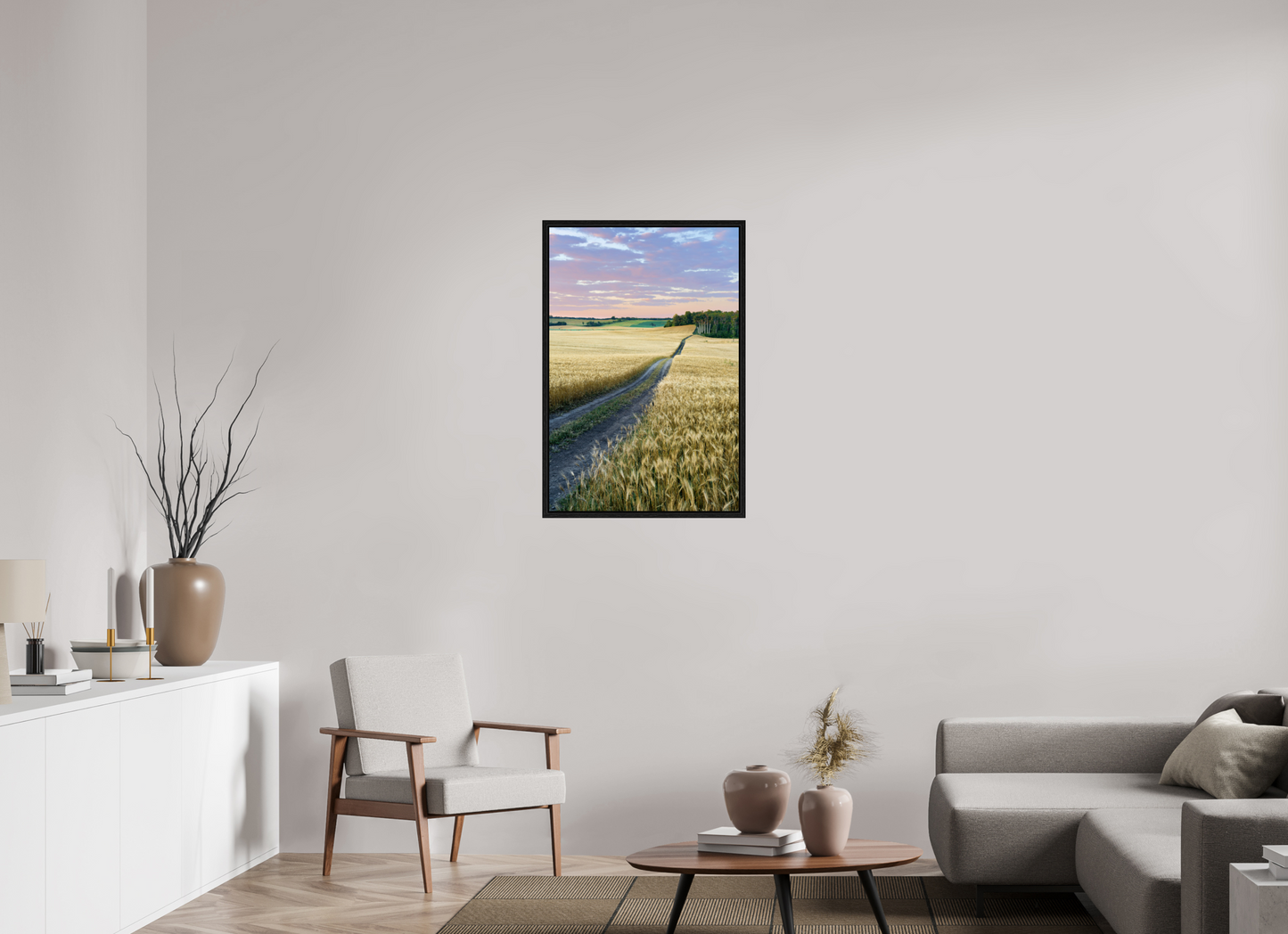 24 x 36″, Floater Frame Farm to Market