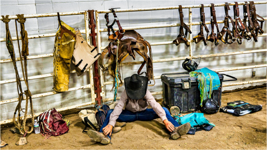 Main image Bull Rider Metal Acrylic Glass