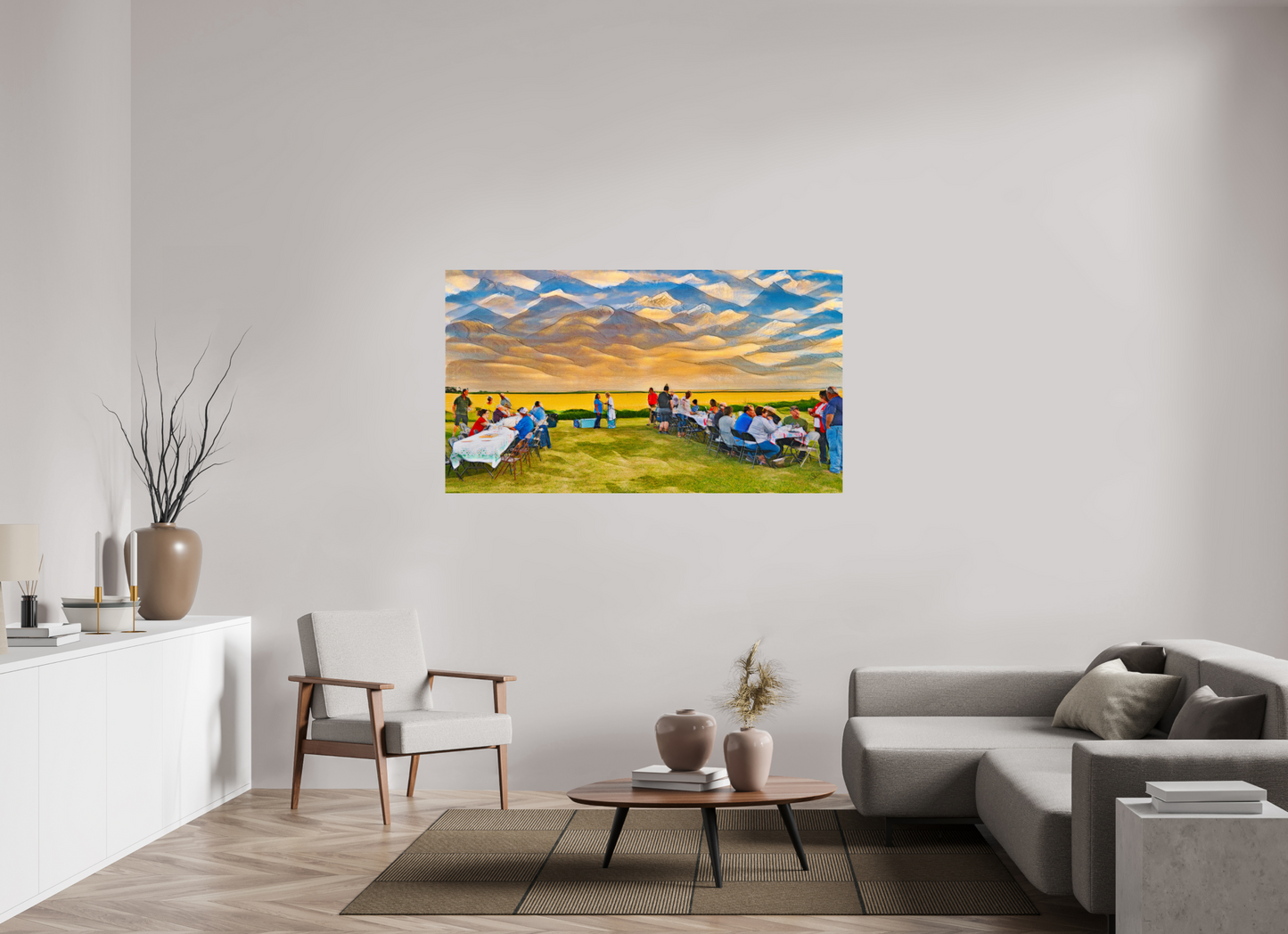 64 x 36″, Photo Print On Fuji Crystal DP II Family Reunion
