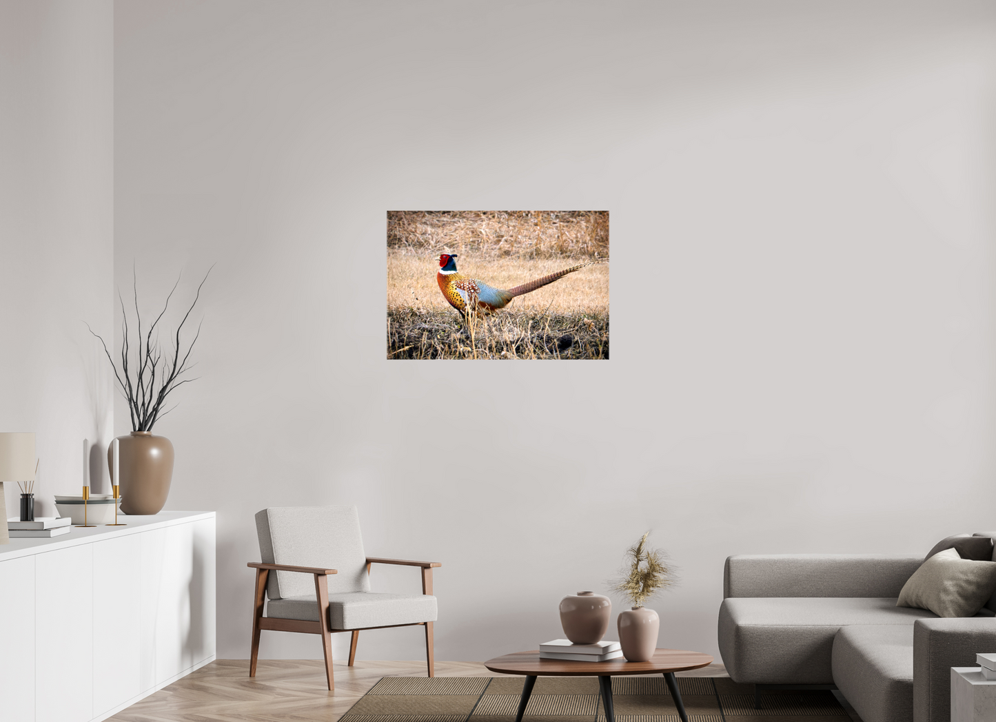 36 x 24″, Stretched Canvas The Pheasant