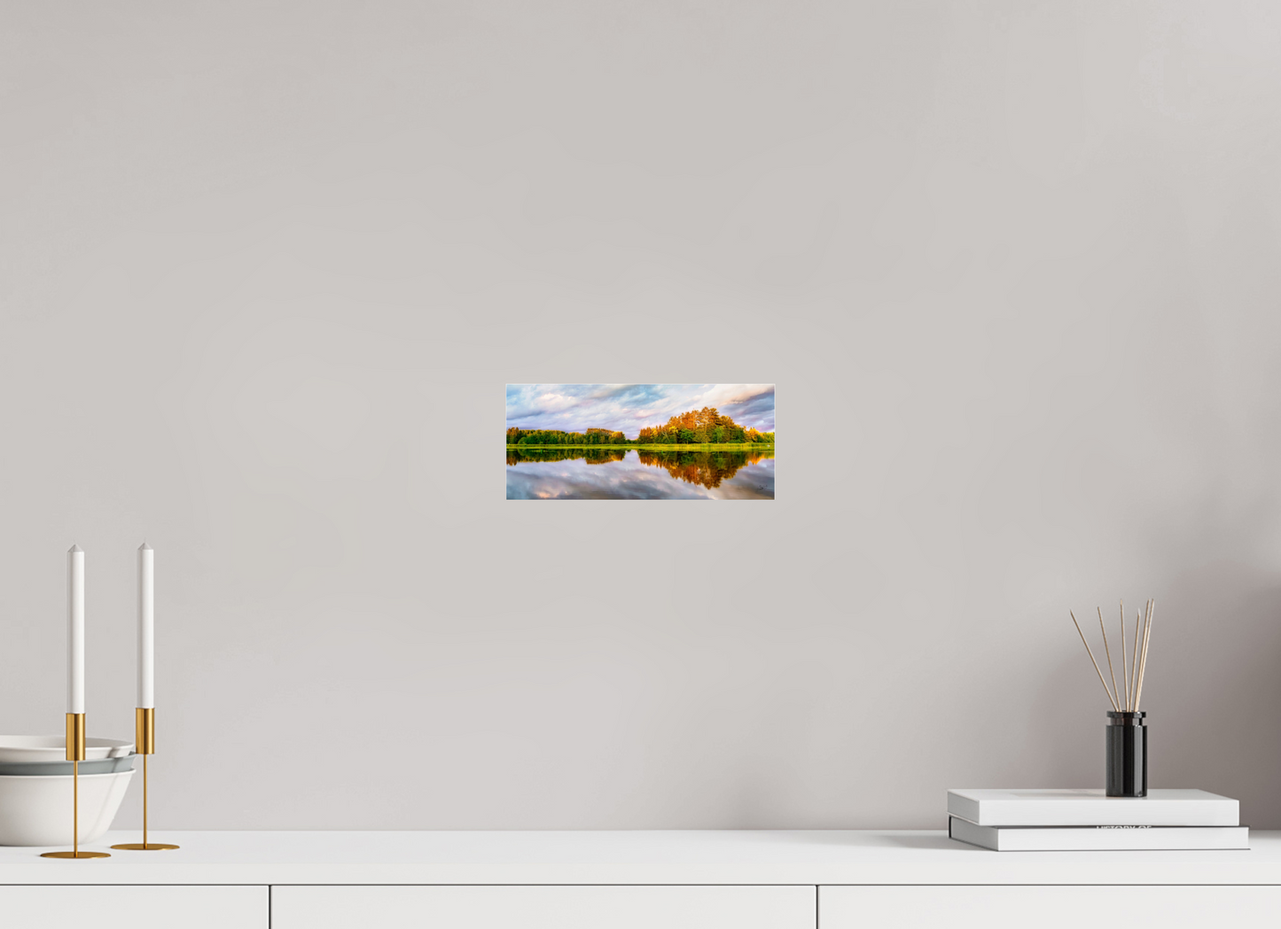 9.3 x 4″, Photo Print Under Acrylic Glass Lone Eagle Metal Acrylic Glass
