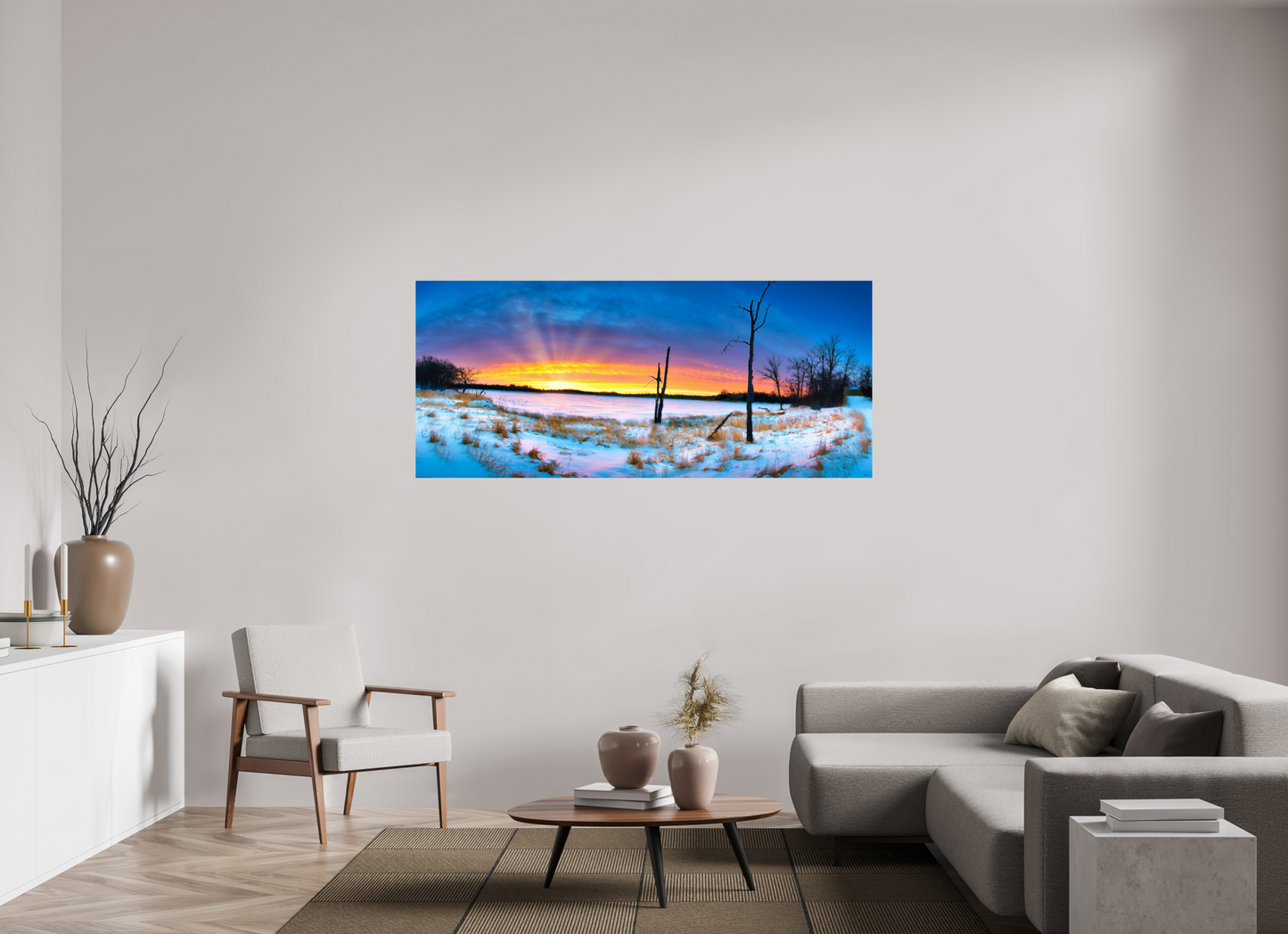 71.7 x 31″, Photo Print On Fuji Crystal DP II Winters Walk