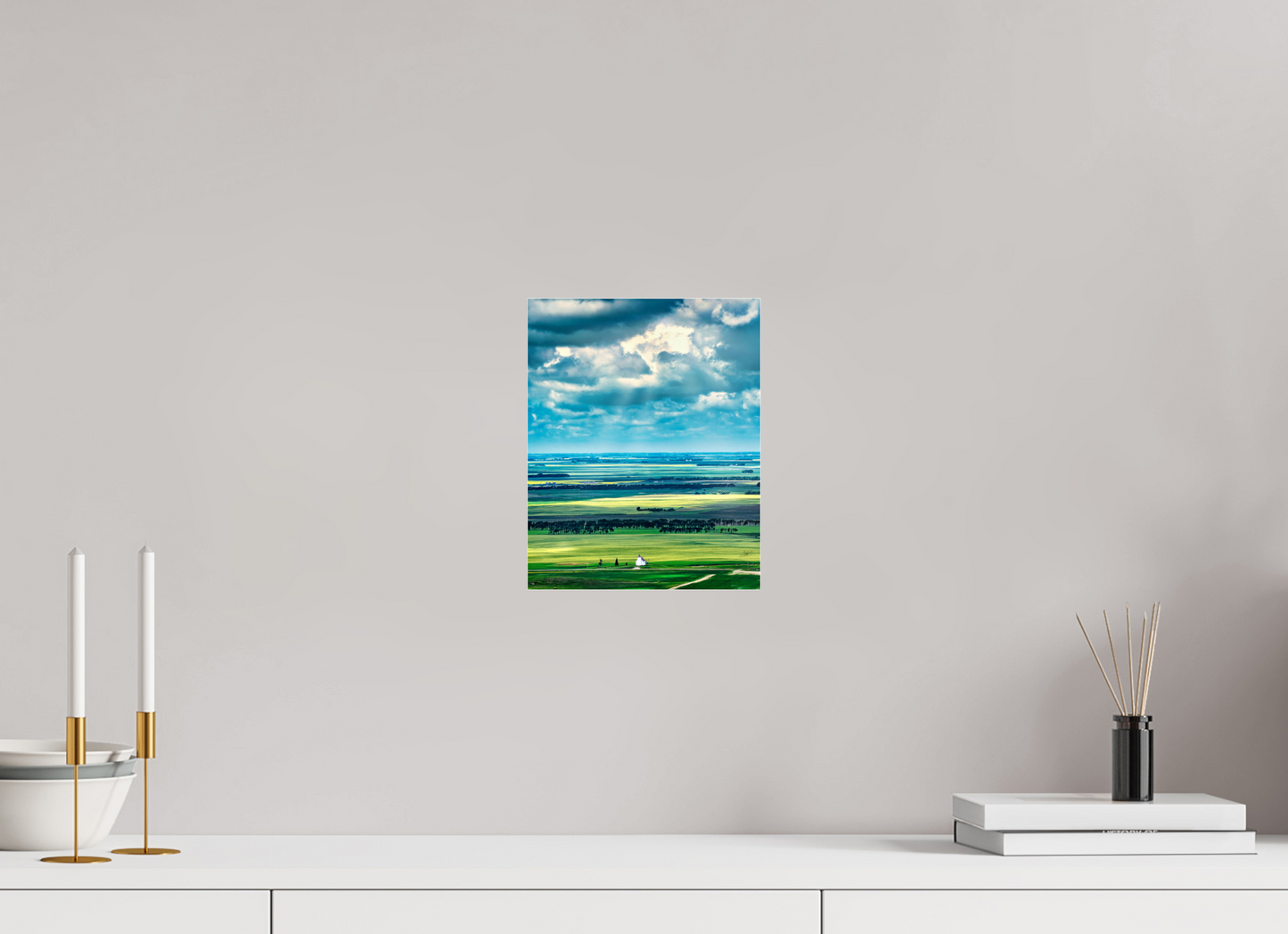 8 x 10″, Photo Print Under Acrylic Glass Faith on the Prairies - Metal Acrylic Glass
